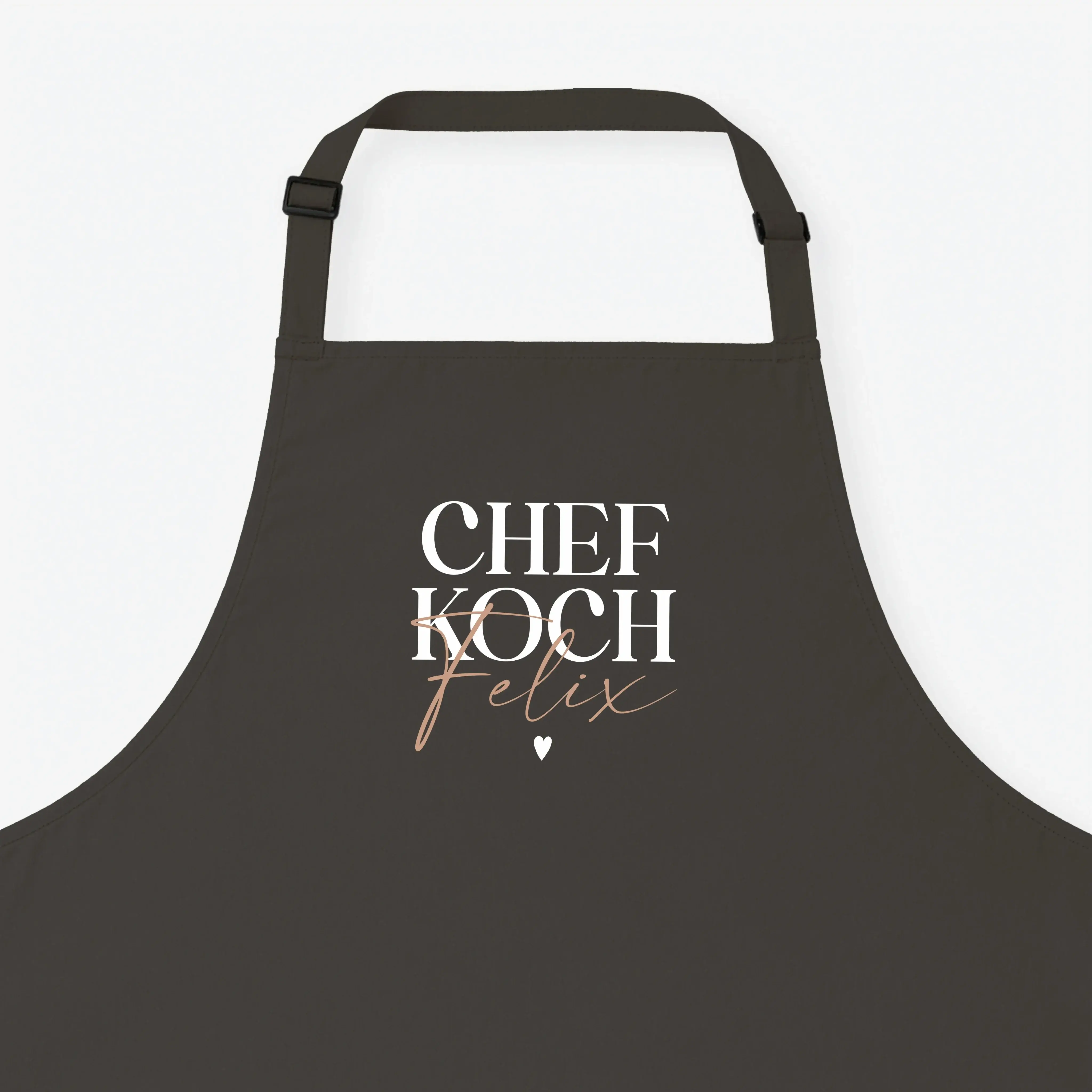 Kochschürze Chefkoch-Kochschürze-famprints-Die Kochschürze Chefkoch von famprints ist mehr als ein praktisches Küchenaccessoire. Sie wird mit deinem Wunschnamen personalisiert und verwandelt jedes Kochen in einen ganz persönlichen Moment. Der klare Schri