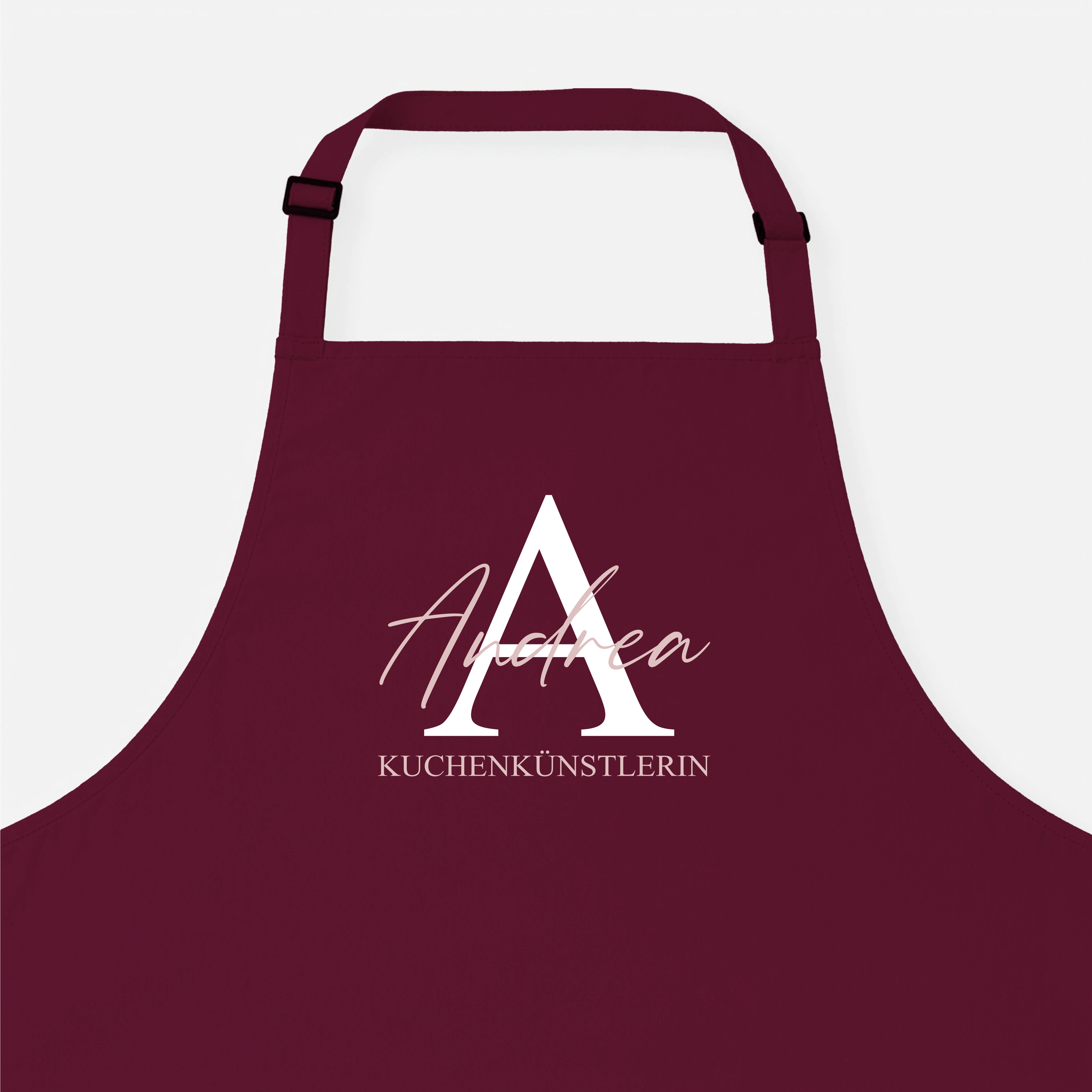 Kochschürze Initial + Text-Kochschürze-famprints-Die Kochschürze Initial + Text von famprints macht aus einem Alltagsprodukt ein persönliches Statement für Küche, Grill oder Backstube. Dein gewähltes Initial bildet den Mittelpunkt des Designs und wird mit