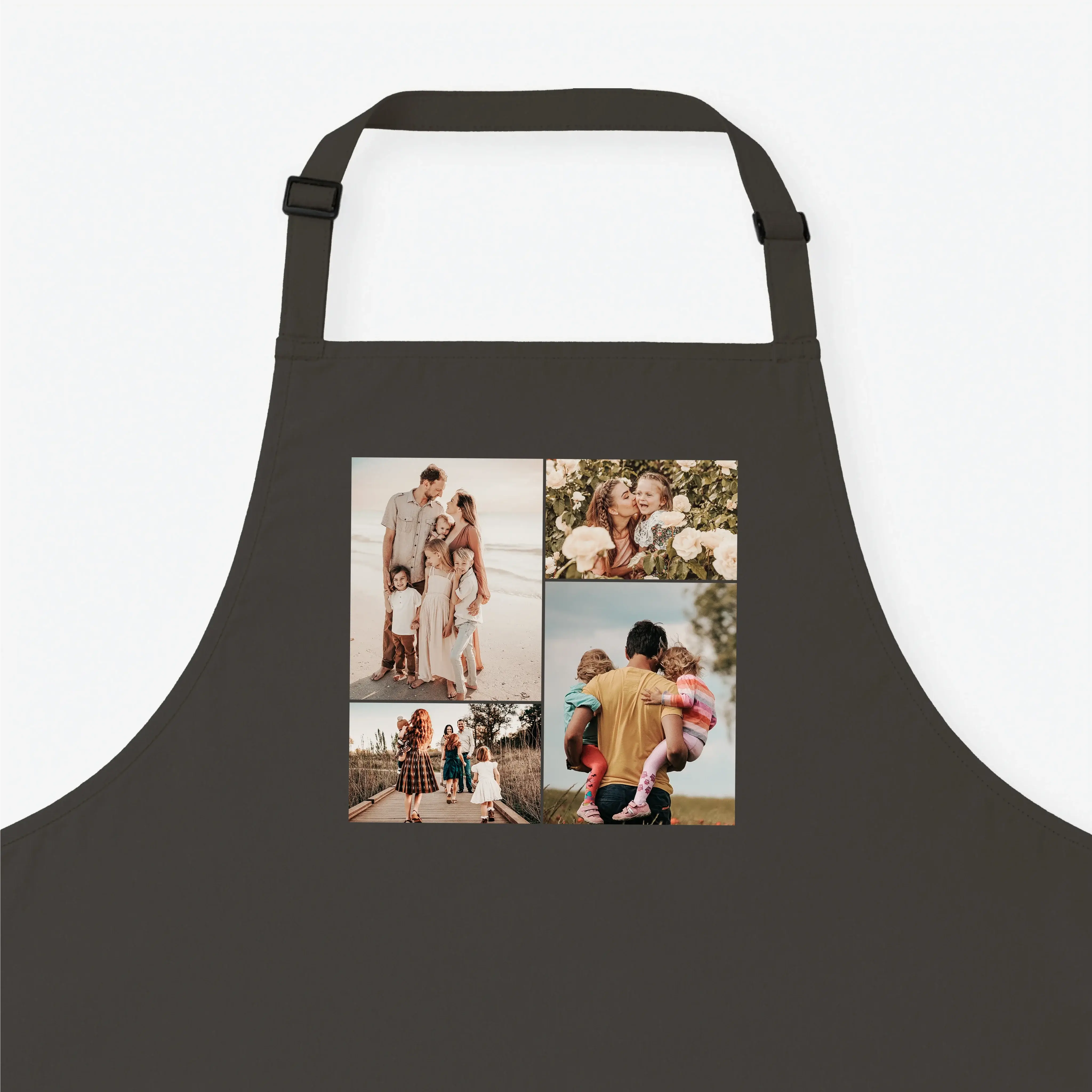Kochschürze Foto No1-Kochschürze-famprints-Kochschürze Foto No1 ist die ideale Wahl, wenn du Kochen, Backen oder Grillen mit einer ganz persönlichen Note verbinden möchtest. Bei famprints gestaltest du deine Kochschürze mit vier eigenen Fotos und verwande