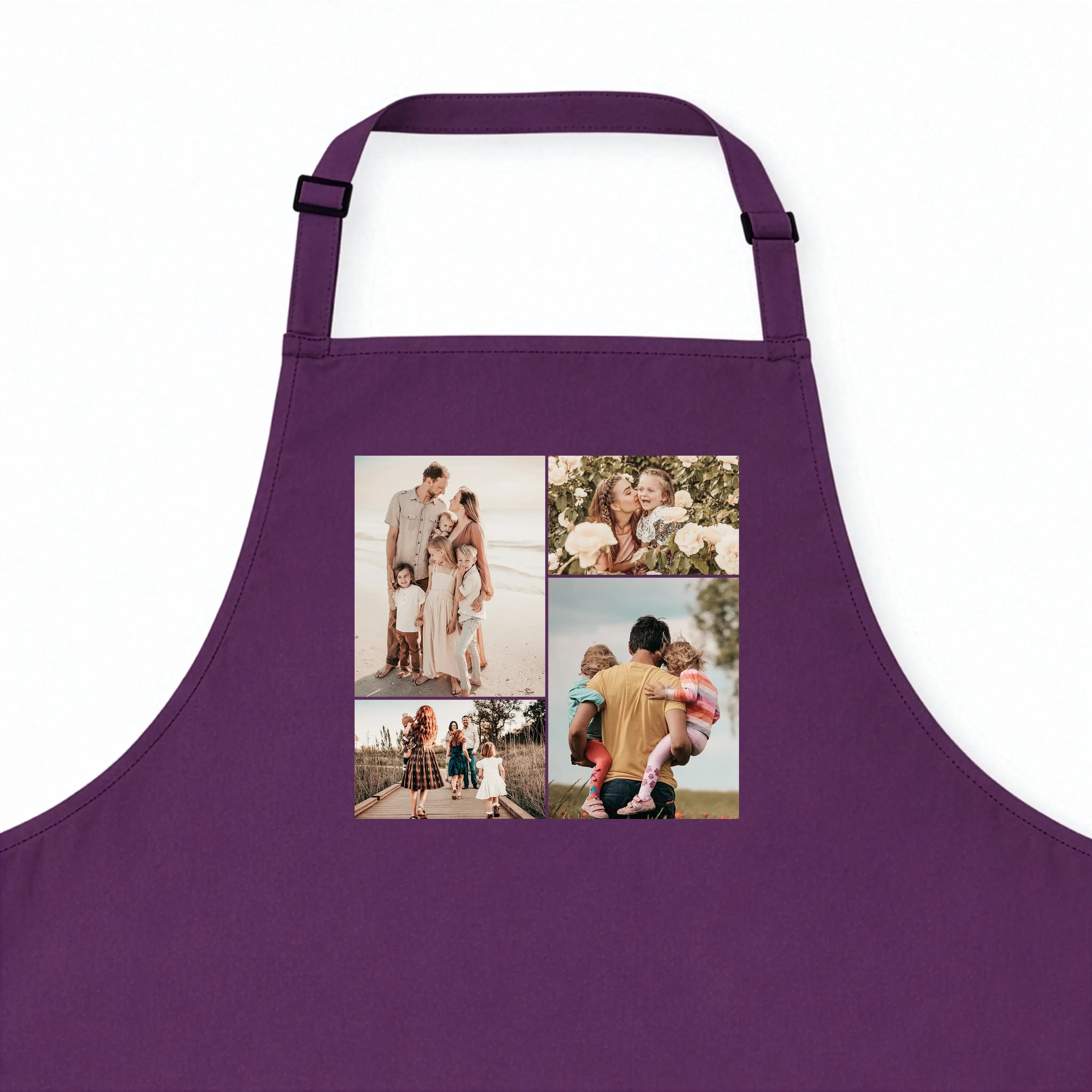 Kochschürze Foto No1-Kochschürze-famprints-Kochschürze Foto No1 ist die ideale Wahl, wenn du Kochen, Backen oder Grillen mit einer ganz persönlichen Note verbinden möchtest. Bei famprints gestaltest du deine Kochschürze mit vier eigenen Fotos und verwande