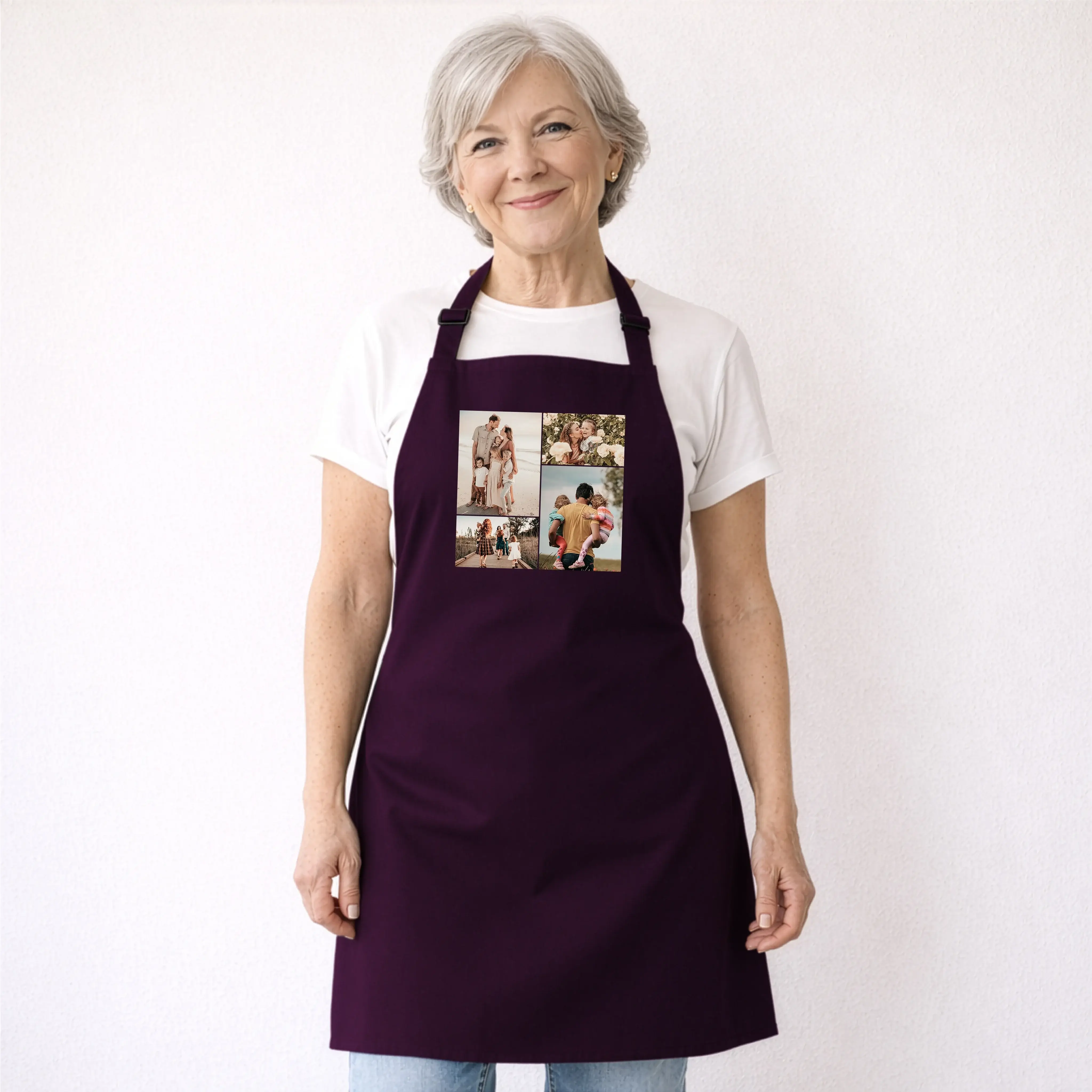 Kochschürze Foto No1-Kochschürze-famprints-Kochschürze Foto No1 ist die ideale Wahl, wenn du Kochen, Backen oder Grillen mit einer ganz persönlichen Note verbinden möchtest. Bei famprints gestaltest du deine Kochschürze mit vier eigenen Fotos und verwande