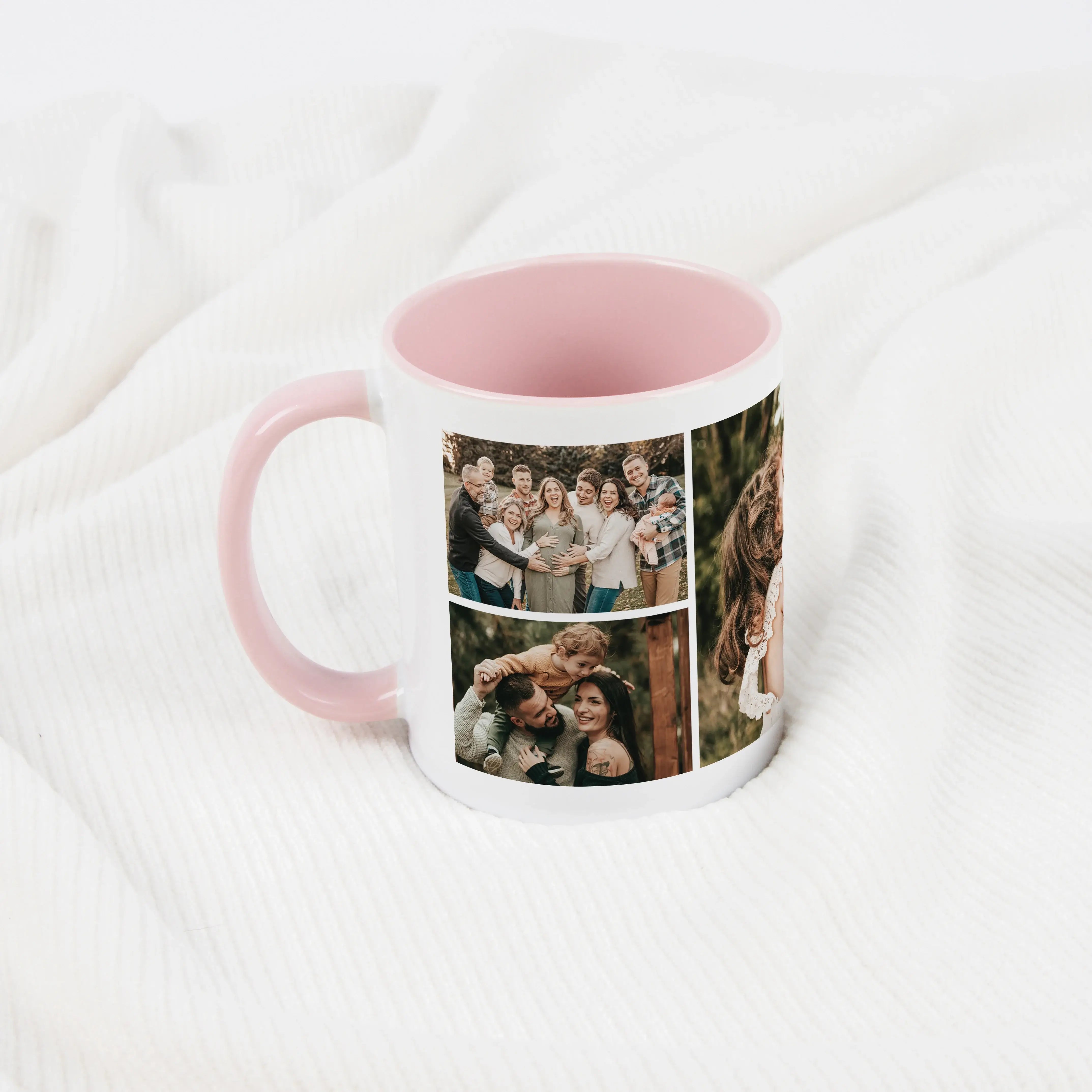 Tasse Foto Liebe-Keramik Tasse-famprints-Tasse Foto Liebe ist mehr als nur ein Becher – sie ist deine persönliche Erinnerung für jeden Tag. Bei famprints gestaltest du deine Fototasse ganz einfach selbst und machst aus vier Lieblingsbildern ein individuel
