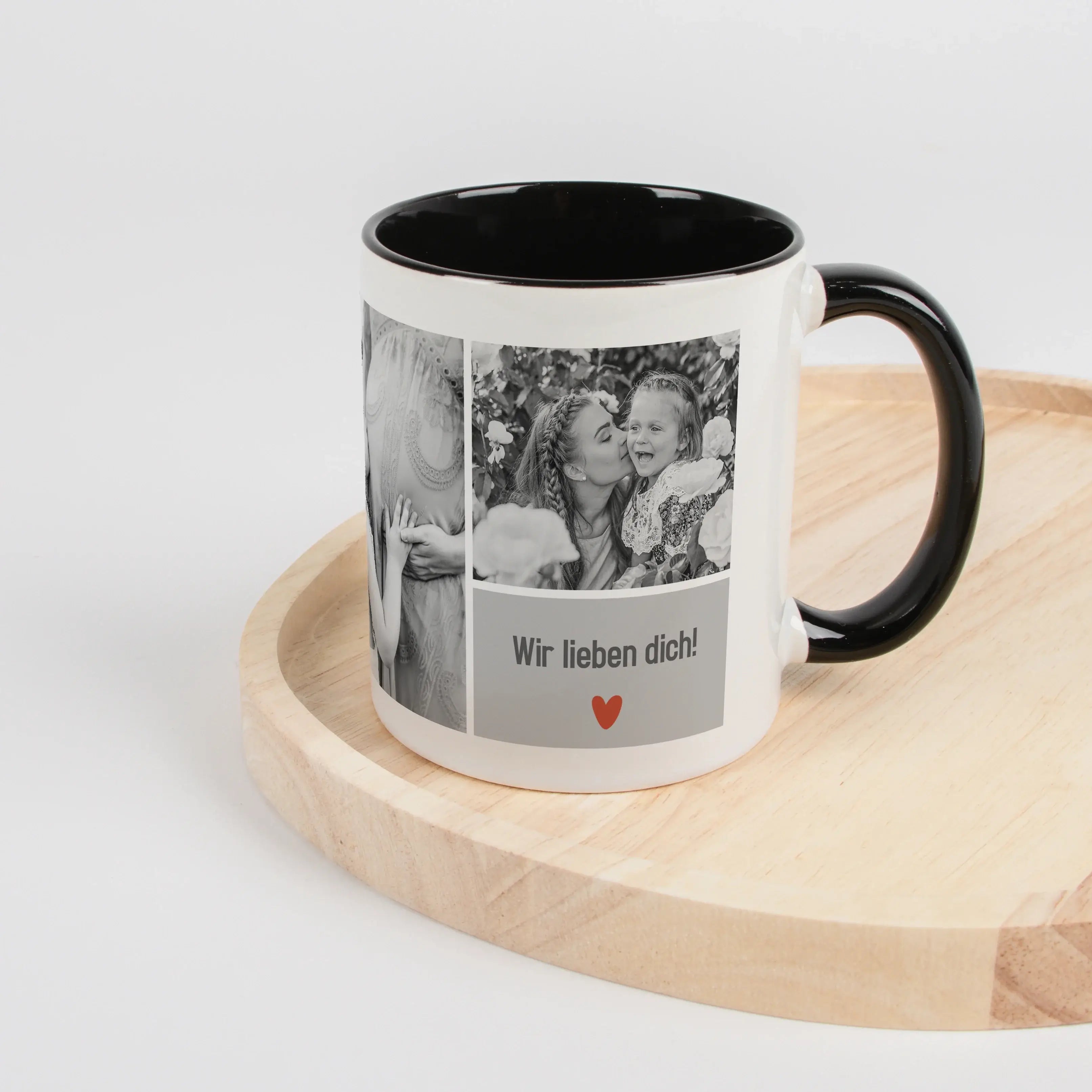 Tasse Foto Liebe-Keramik Tasse-famprints-Tasse Foto Liebe ist mehr als nur ein Becher – sie ist deine persönliche Erinnerung für jeden Tag. Bei famprints gestaltest du deine Fototasse ganz einfach selbst und machst aus vier Lieblingsbildern ein individuel