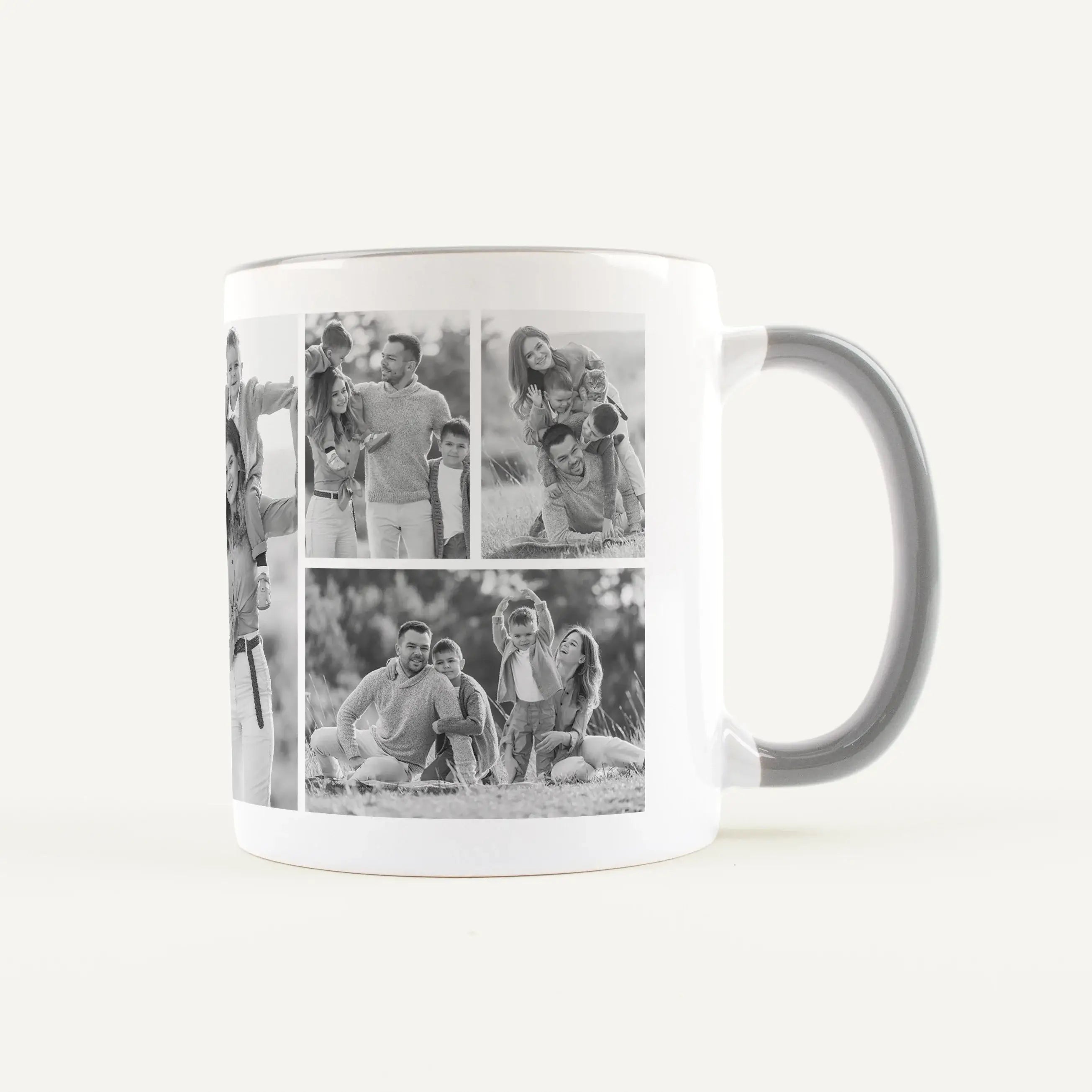 Tasse Foto Seven-Keramik Tasse-Keramik Tasse-Die Tasse Foto Seven von famprints macht aus deinen Lieblingsmomenten eine persönliche Fotocollage für jeden Tag. Du gestaltest eine individuelle Fototasse mit sieben eigenen Bildern und verwandelst sie in ein