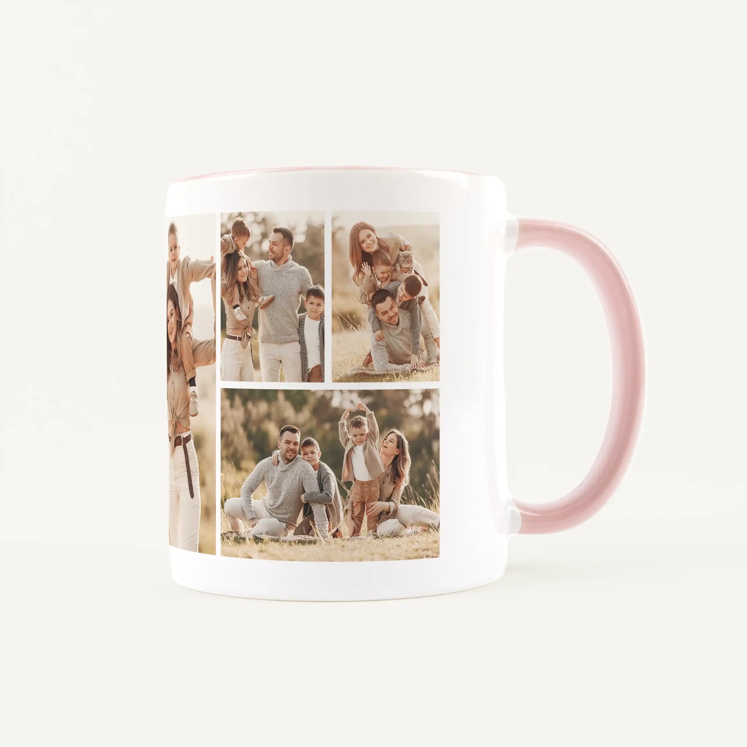 Tasse Foto Seven-Keramik Tasse-Keramik Tasse-Die Tasse Foto Seven von famprints macht aus deinen Lieblingsmomenten eine persönliche Fotocollage für jeden Tag. Du gestaltest eine individuelle Fototasse mit sieben eigenen Bildern und verwandelst sie in ein