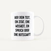 Tasse mit Text-Keramik Tasse-famprints-Tasse mit Text von famprints ist mehr als nur ein Becher für Kaffee oder Tee. Du gestaltest sie mit deinem eigenen Spruch, Namen oder einer persönlichen Botschaft und machst daraus ein echtes Unikat. Ob liebevolle Wo