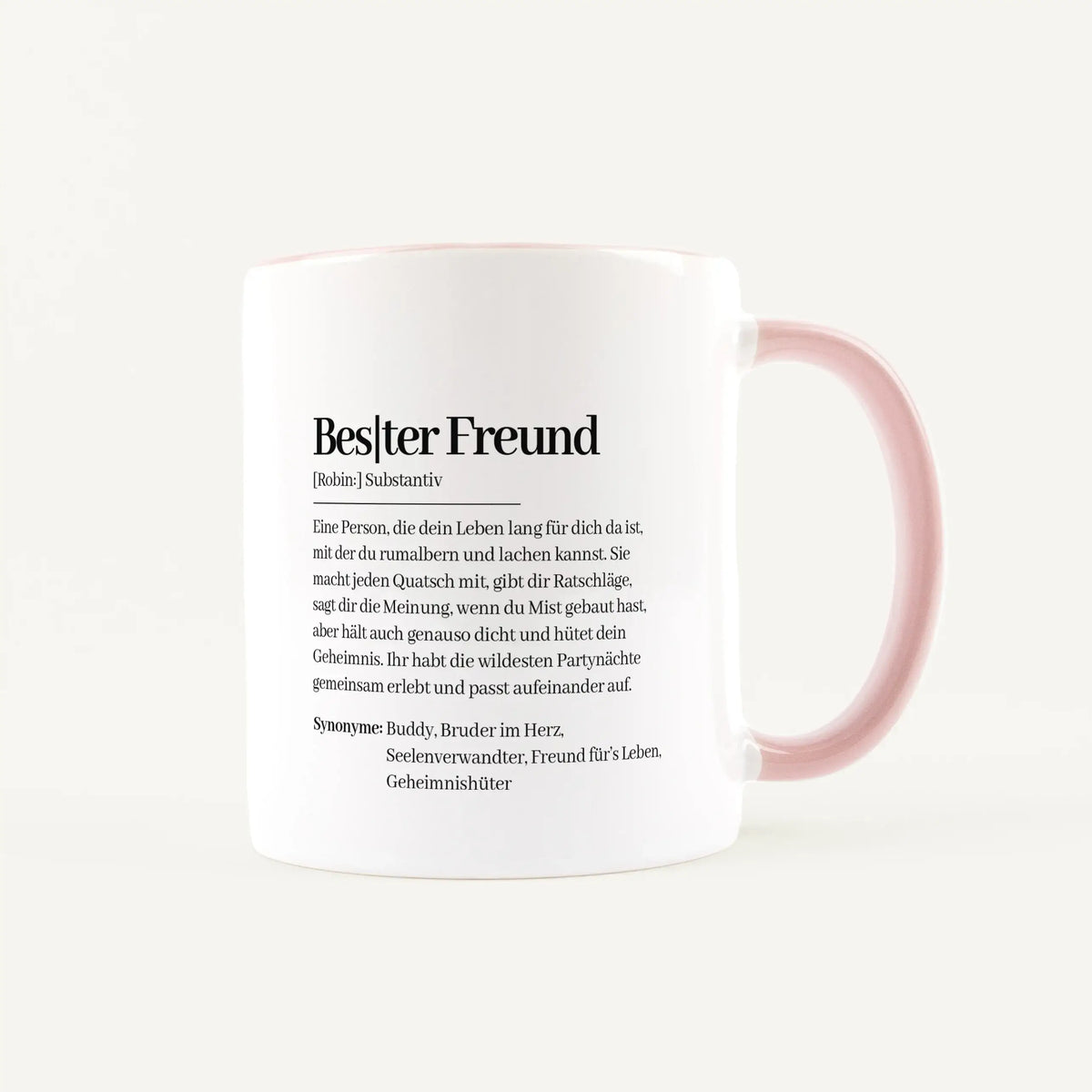 Tasse Definition Bester Freund-Keramik Tasse-famprints-personalisiertes-Geschenk