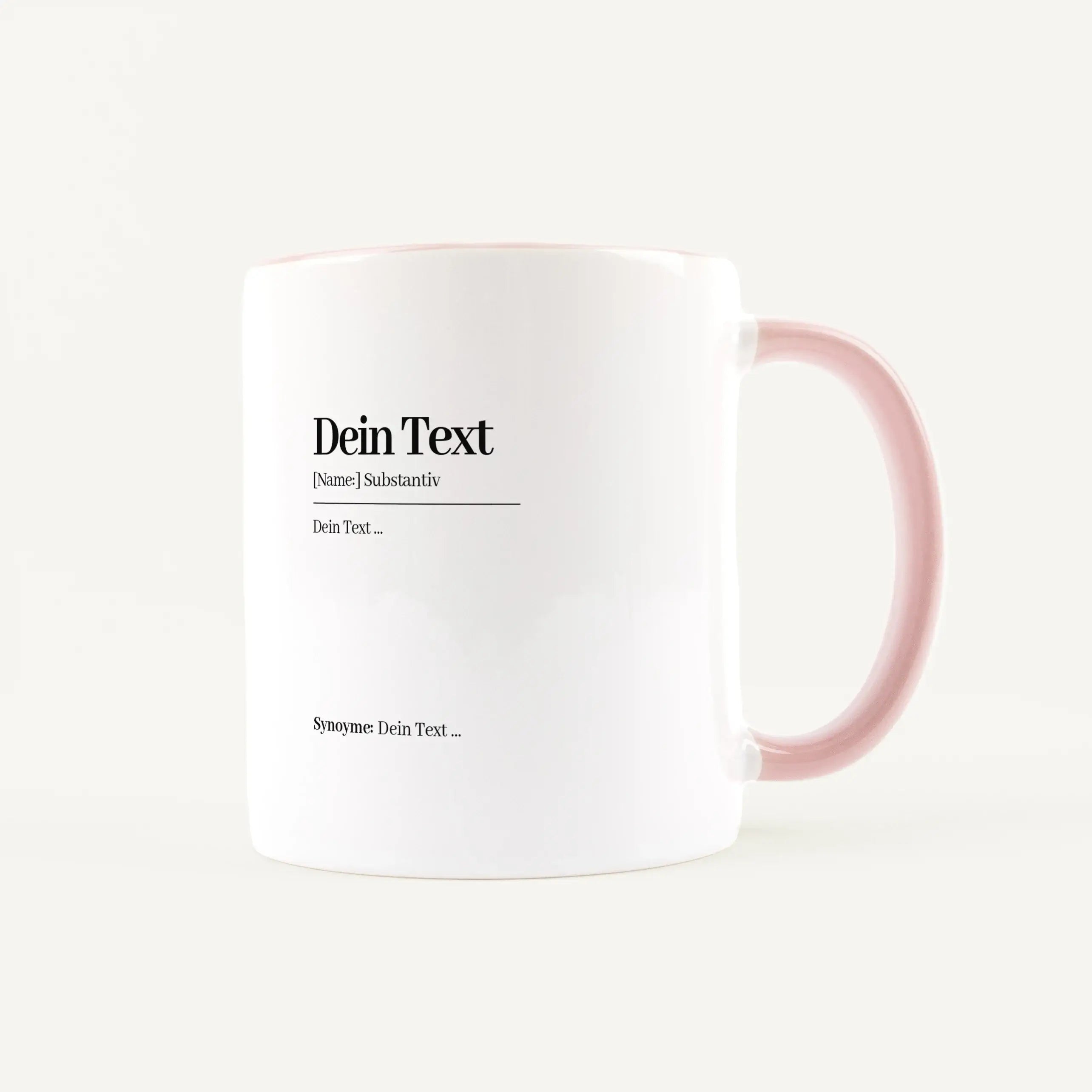 Eigener Text Definition Tasse-Keramik Tasse-famprints-Die Eigener Text Definition Tasse von famprints macht aus einer Tasse etwas, das wirklich zu dir und dem beschenkten Menschen passt. Du gestaltest deine eigene Definition im Stil eines Wörterbucheintra