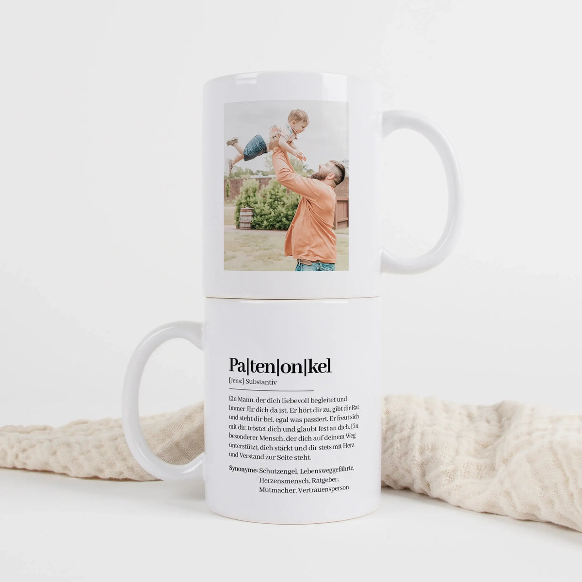 Tasse Definition Patenonkel-Keramik Tasse-famprints-personalisiertes-Geschenk