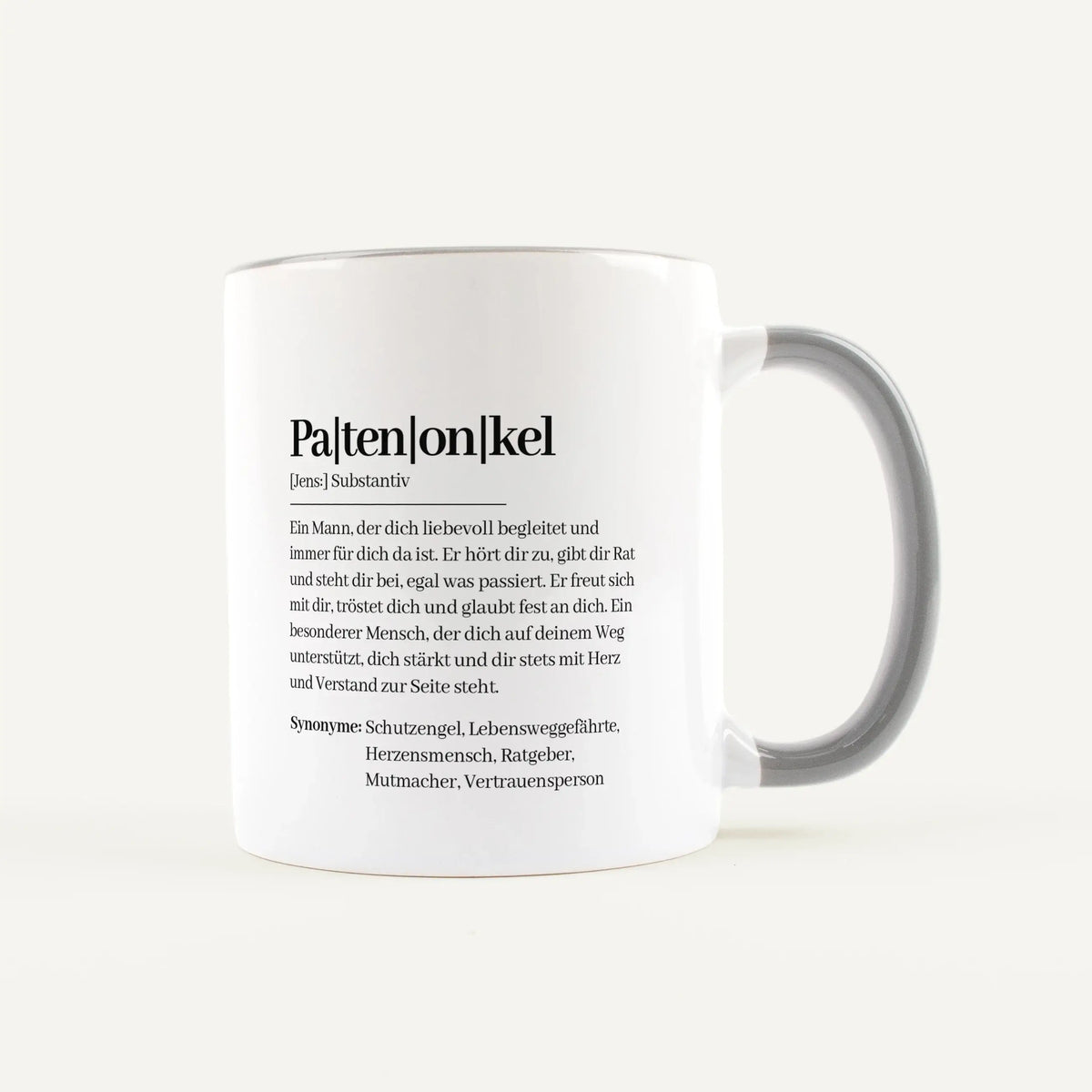 Tasse Definition Patenonkel-Keramik Tasse-famprints-personalisiertes-Geschenk