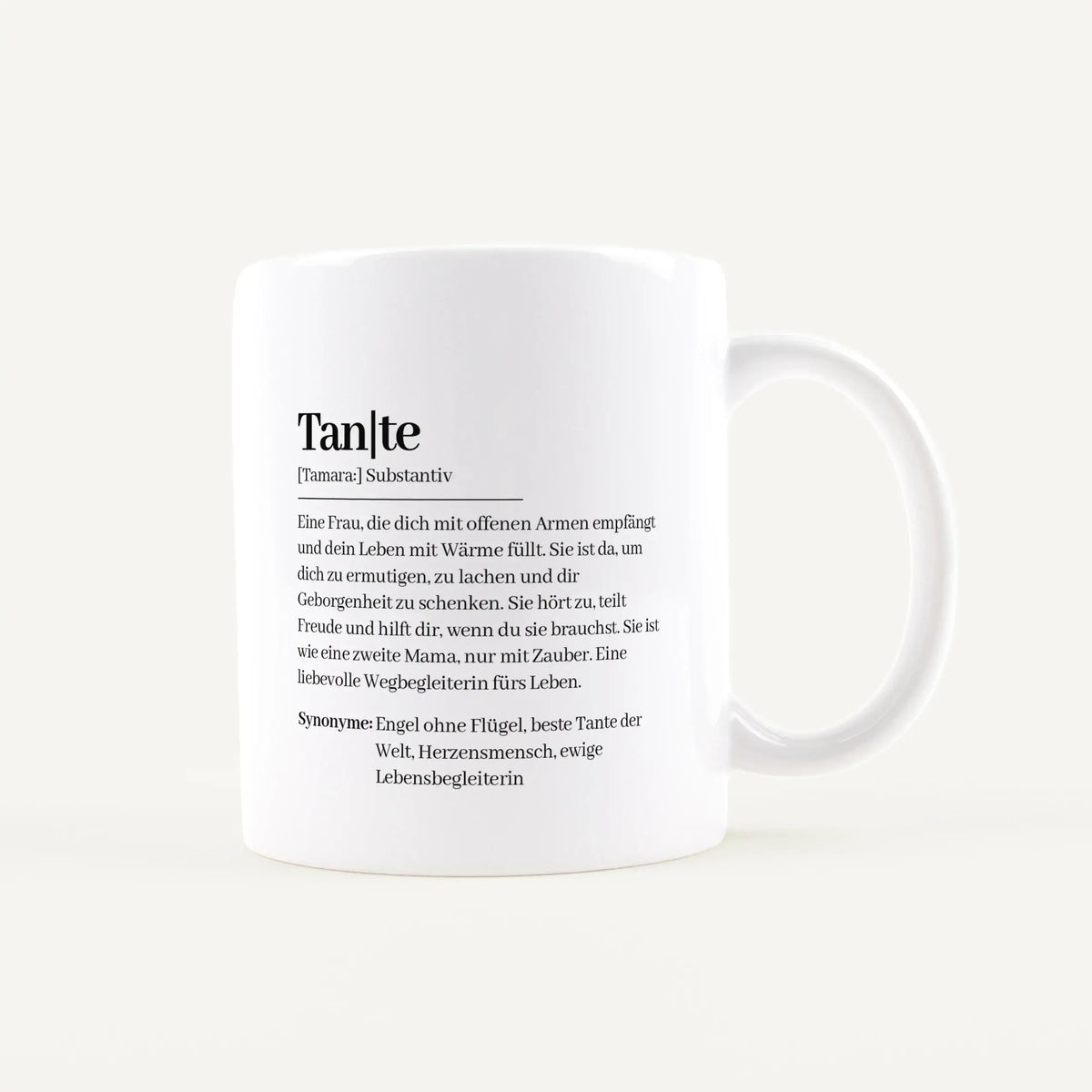 Tasse Definition Tante-Keramik Tasse-famprints-personalisiertes-Geschenk
