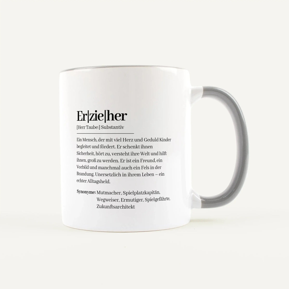 Tasse Definition Erzieher-Keramik Tasse-famprints-personalisiertes-Geschenk