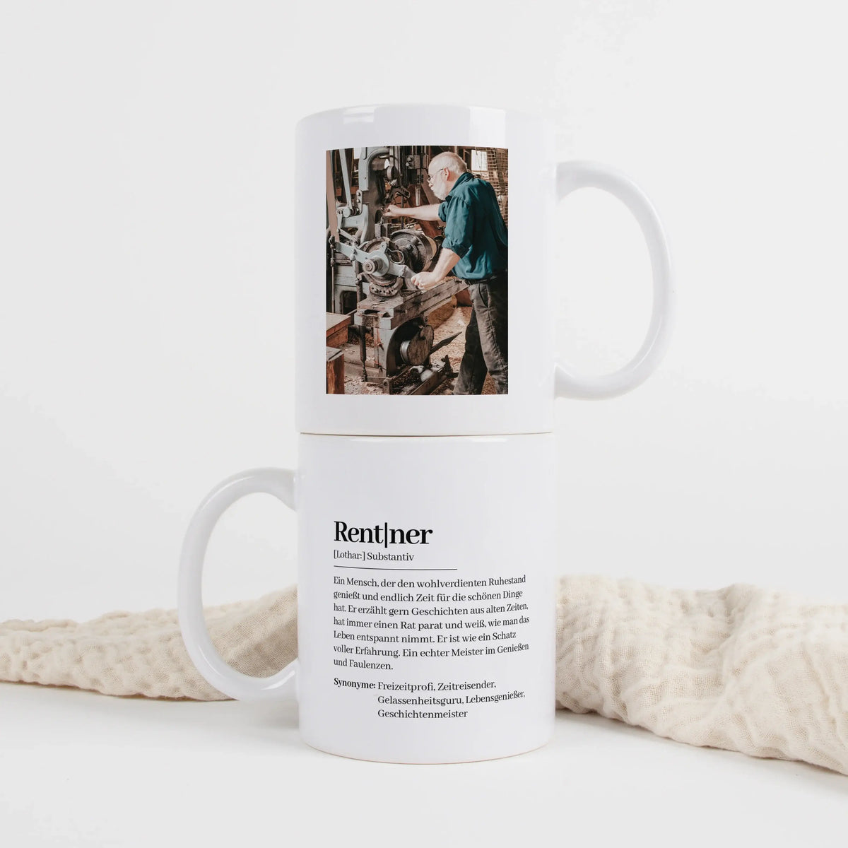 Tasse Definition Rentner-Keramik Tasse-famprints-personalisiertes-Geschenk