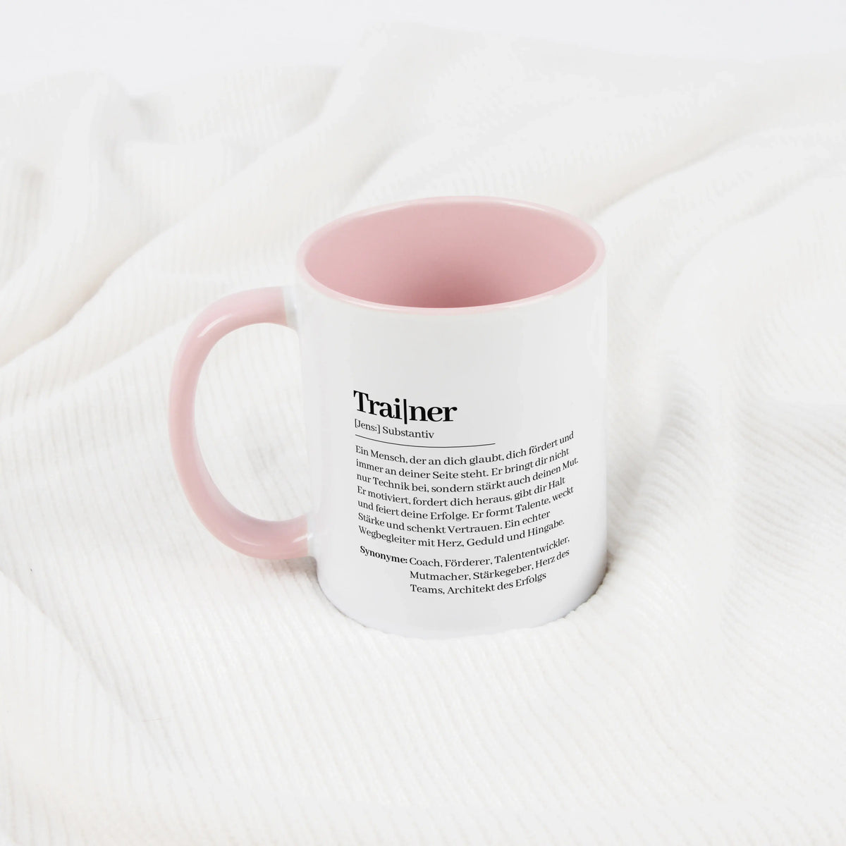 Tasse Definition Trainer-Keramik Tasse-personalisiertes-Geschenk
