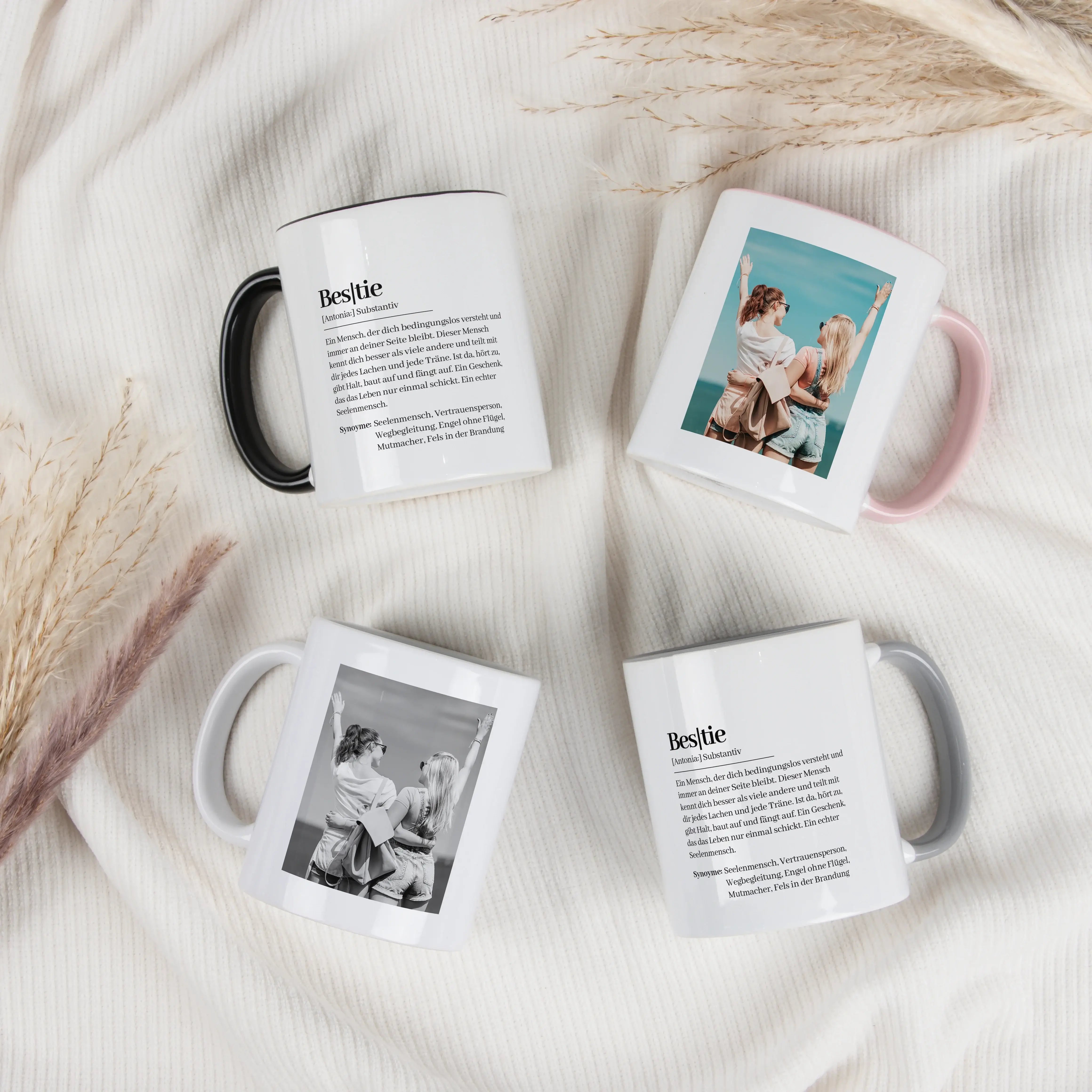 Tasse Definition Bestie-Keramik Tasse-famprints-Manche Menschen sind einfach mehr als nur Freunde. Sie kennen dein Lachen, verstehen deine leisen Momente und sind genau dann da, wenn du sie brauchst. Unsere Tasse Definition Bestie bringt dieses besondere