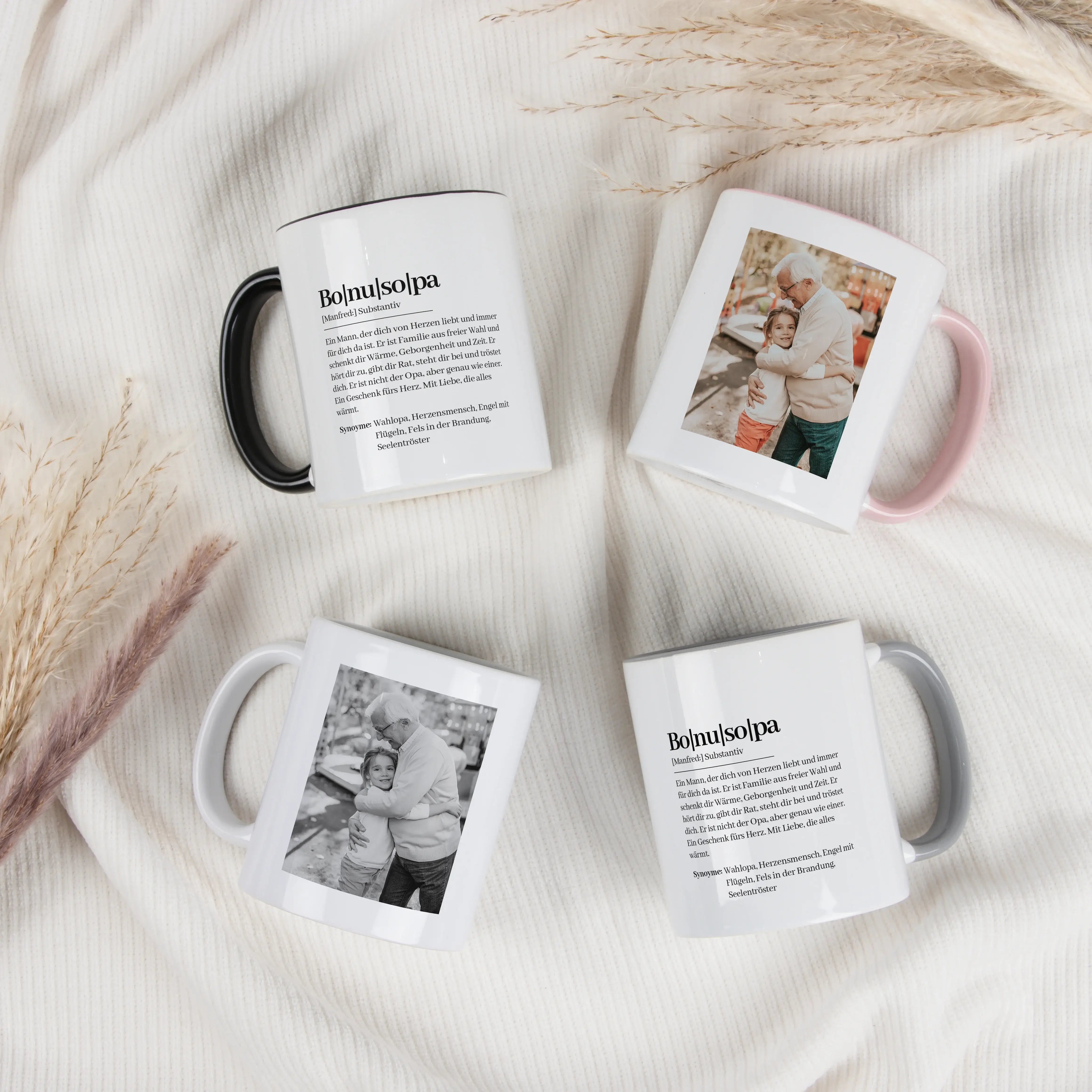 Tasse Definition Bonusopa-Keramik Tasse-famprints-Die Tasse Definition Bonusopa ist mehr als nur eine Tasse für Kaffee oder Tee. Sie ist eine persönliche Geschenkidee für einen Menschen, der im Alltag einen festen Platz im Herzen hat. Das Motiv im Duden S