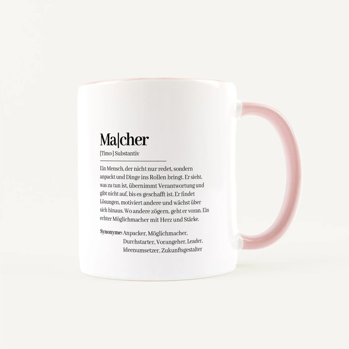 Keramik Tasse - Tasse Definition Macher - Personalisierte Geschenke