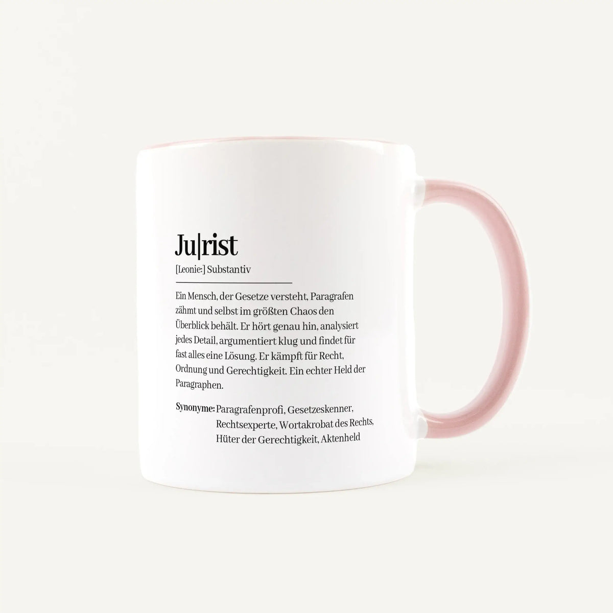 Keramik Tasse - Tasse Definition Jurist - personalisiertes Geschenk