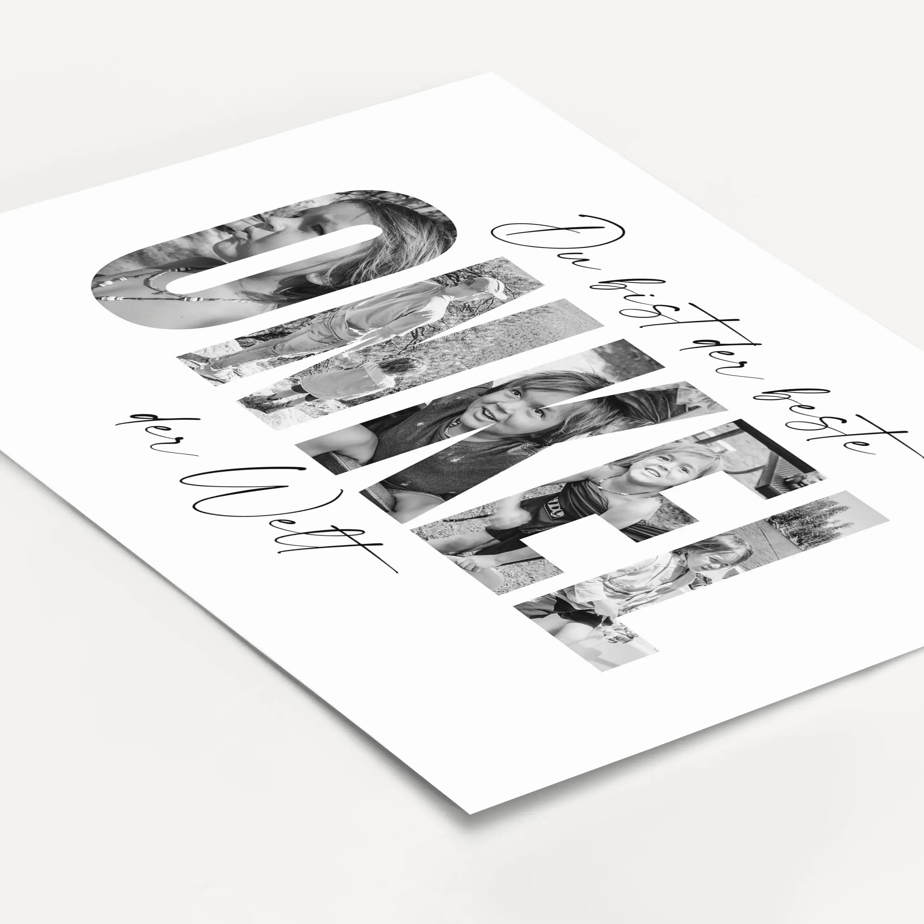 Bester Onkel Poster-Personalisiertes Poster-famprints-Das Bester Onkel Poster von famprints ist eine persönliche Geschenkidee für Menschen, die ihrem Onkel zeigen möchten, wie wichtig er ihnen ist. Der Name wird aus einzelnen Buchstaben gestaltet, die jew