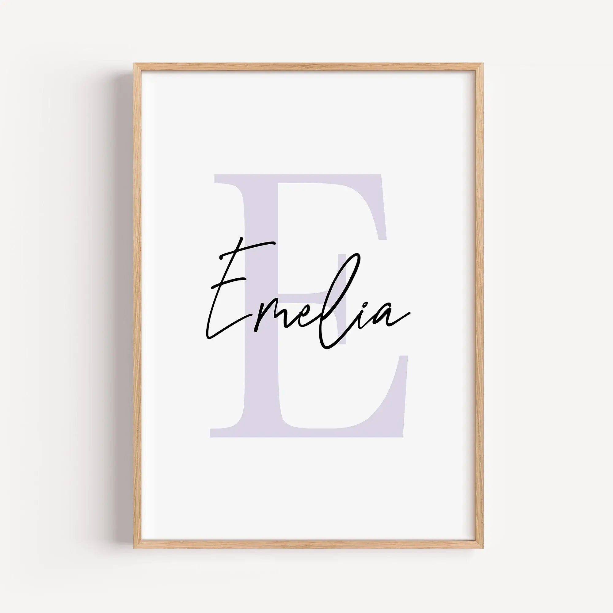 Buchstaben Poster mit Namen-Personalisiertes Poster-famprints-Ein Buchstaben Poster mit Namen ist mehr als Wanddeko – es macht aus einem einfachen Buchstaben ein persönliches Highlight. Bei famprints gestaltest du ein individuelles Namensposter, das perfe