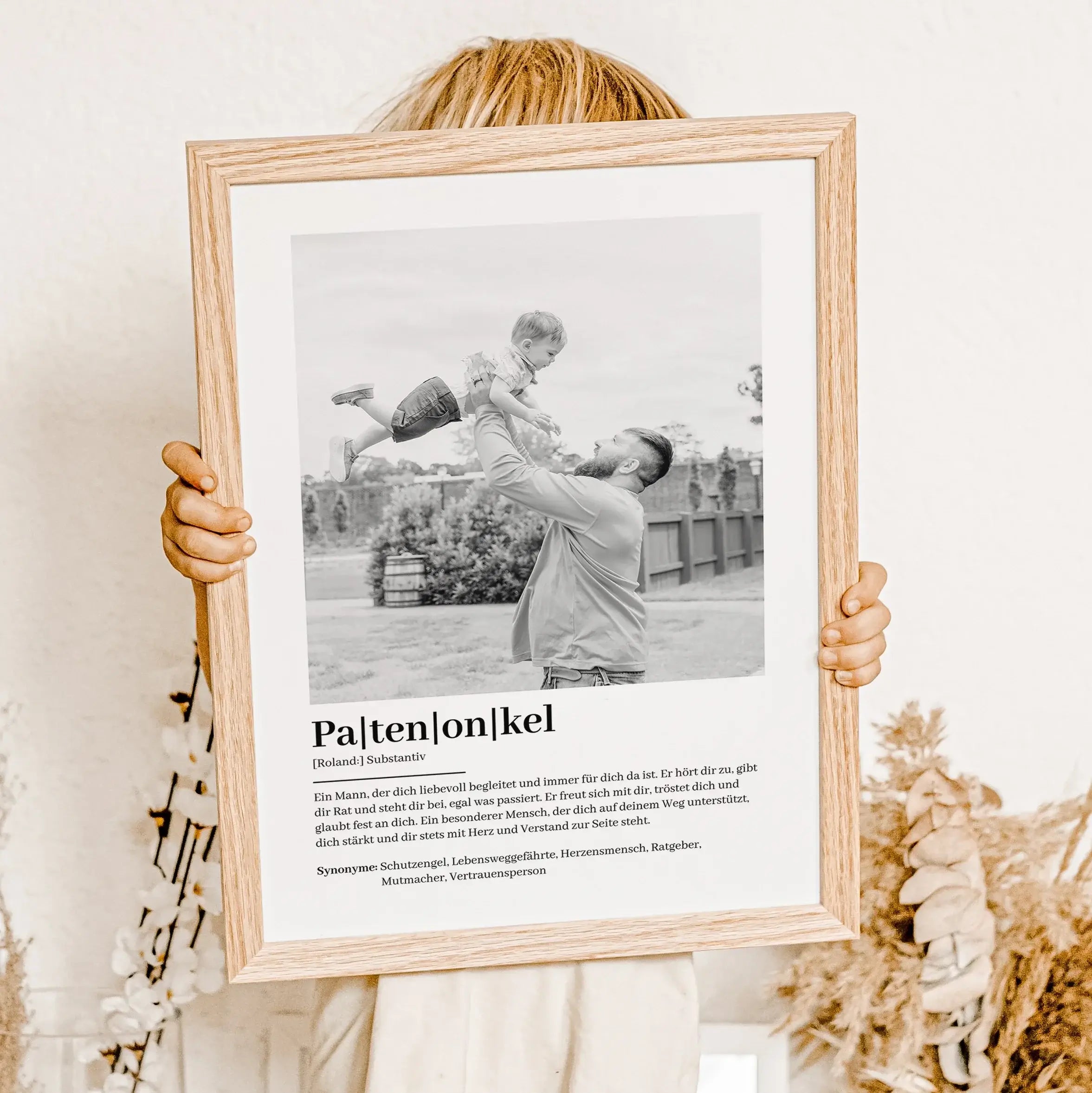 Patenonkel Definition Poster mit Foto-Personalisiertes Poster-famprints-Suchst du nach einem einzigartigen Geschenk für deinen Patenonkel? Unser Patenonkel Definition Poster mit Foto ist die perfekte Wahl! Dieses liebevoll gestaltete Poster zeigt auf beso