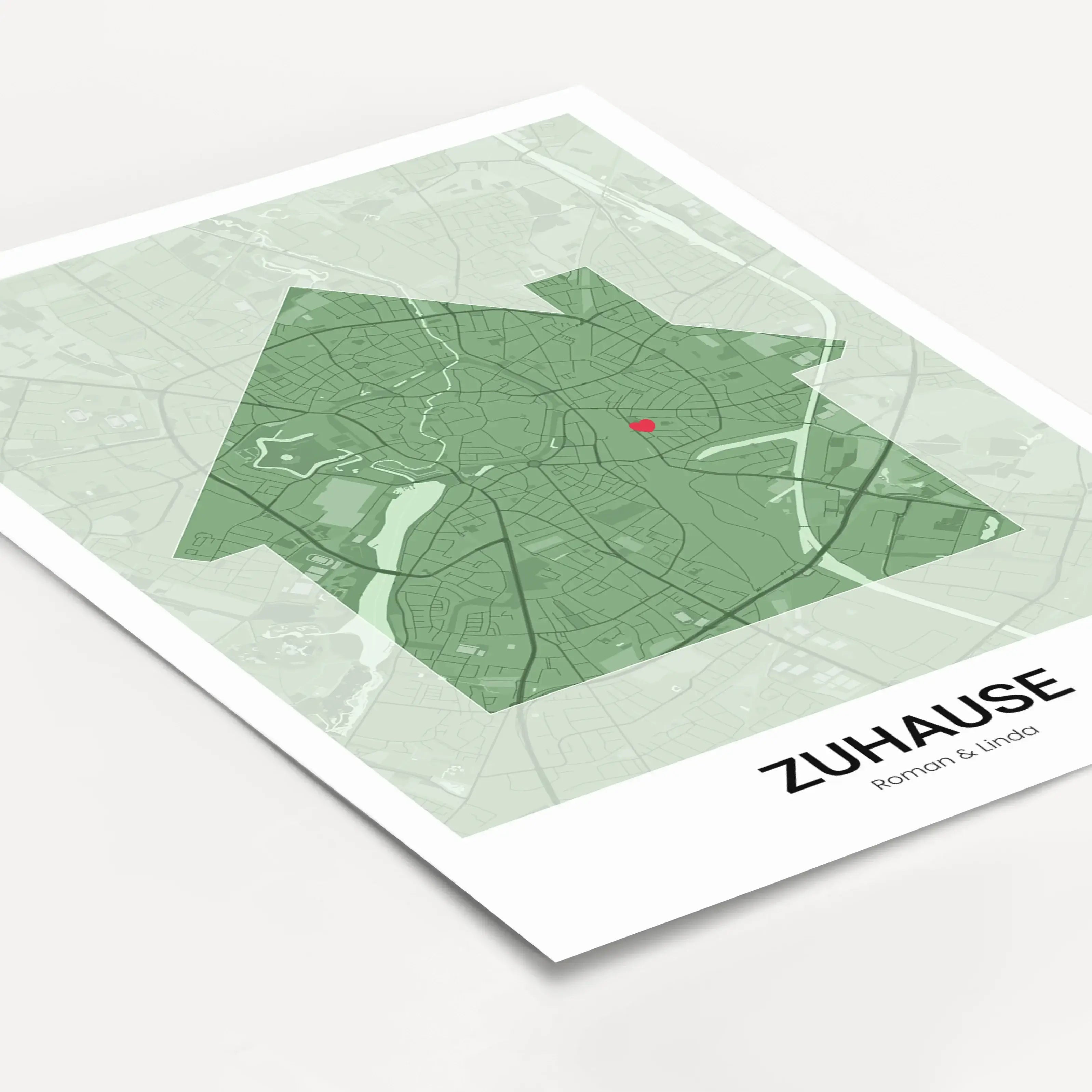 Stadtkarte Poster Haus modern - Personalisiertes Poster - famprints - Entdecke unser Stadtkarte Poster Haus modern – das perfekte personalisierte Geschenk für alle, die ihr Zuhause lieben! Dieses einzigartige Poster kannst du mit der Stadtkarte deines Lie