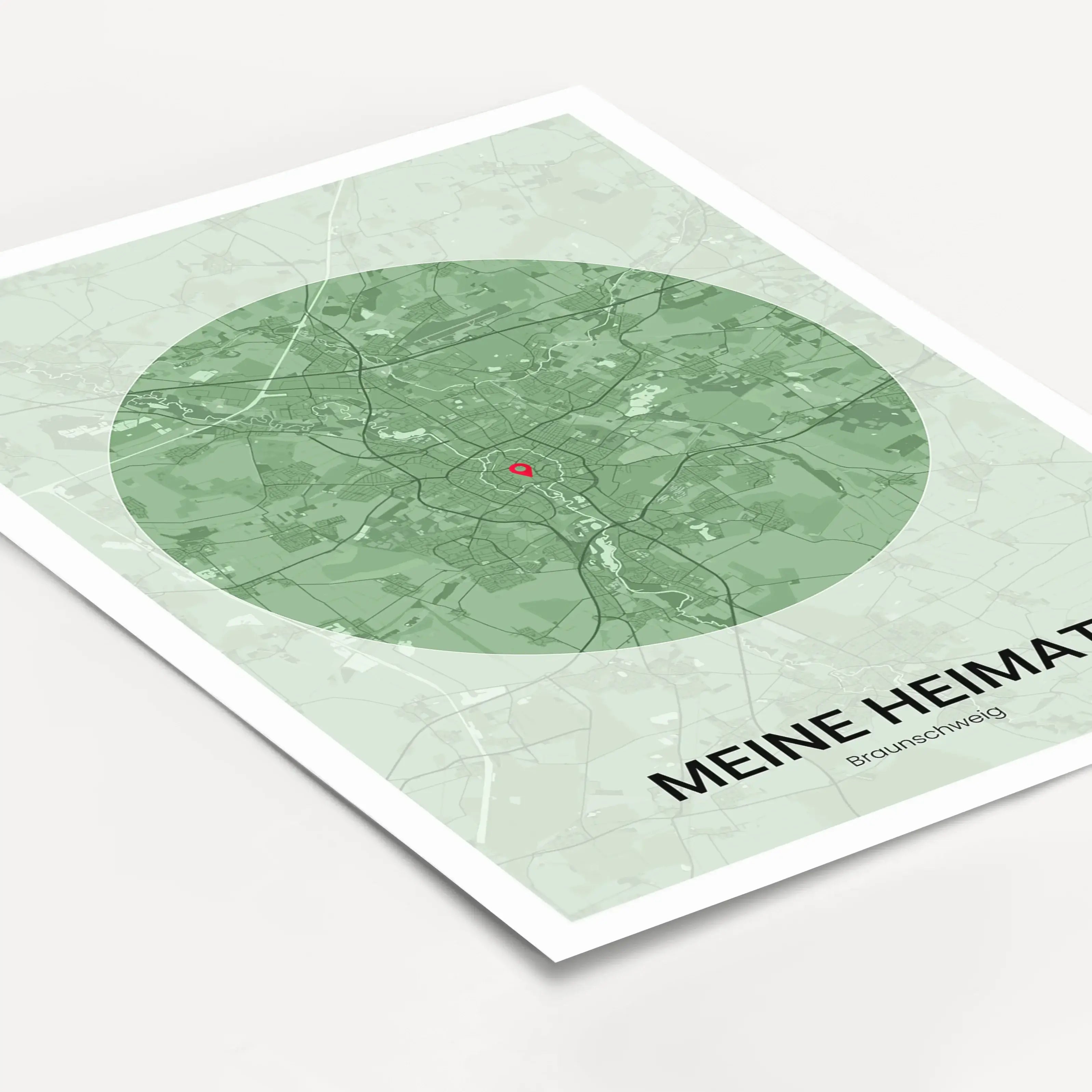 Stadtkarte Poster Circle Halo - Personalisiertes Poster - famprints - Entdecke dein persönliches Stadtkarte Poster Circle Halo – das perfekte Geschenk für alle, die oft an ihren Lieblingsort denken oder ihn vermissen. Gestalte das Poster mit der Stadtkart