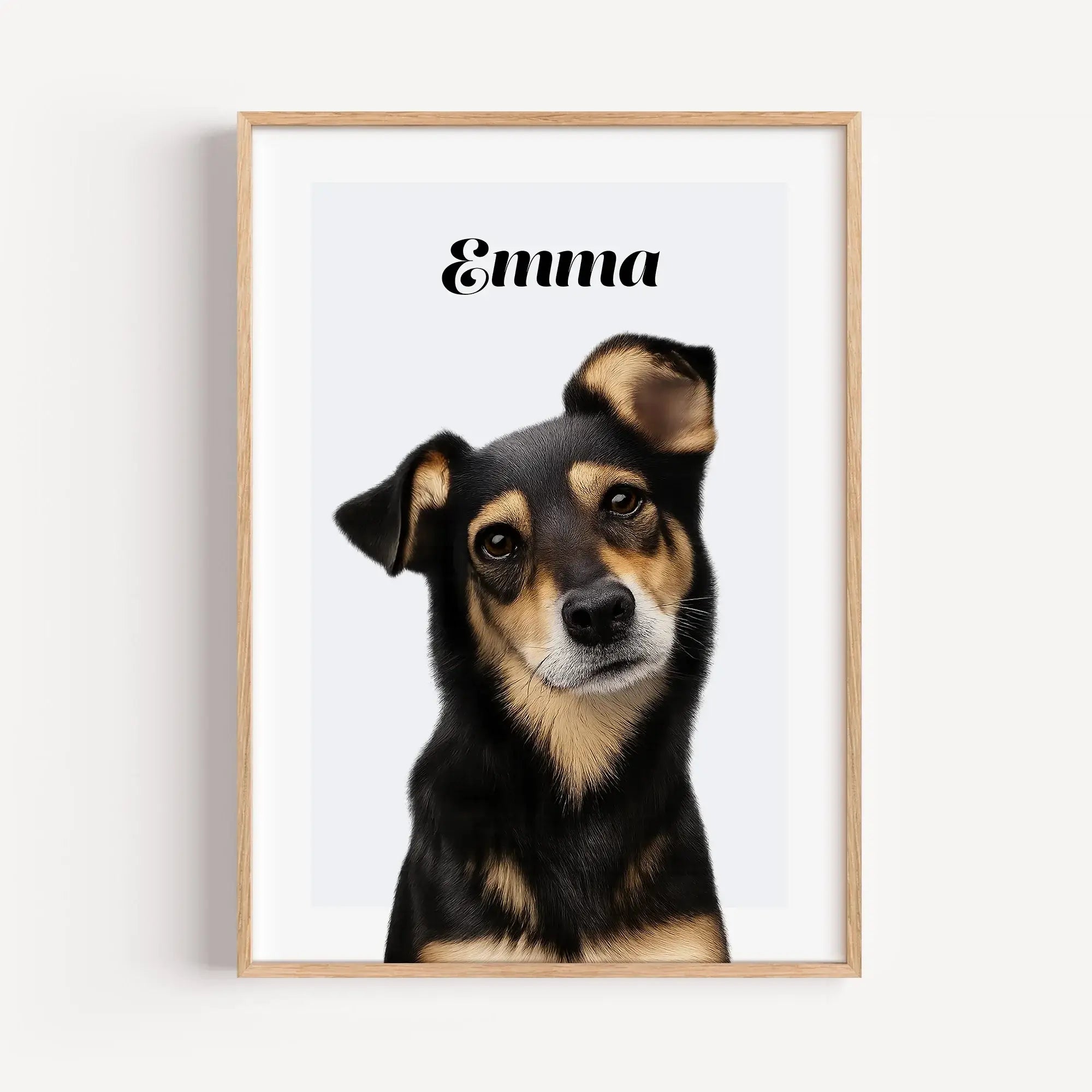 Haustier Poster-Personalisiertes Poster-famprints-Haustier Poster von famprints verwandelt dein Lieblingsfoto in ein individuelles Kunstwerk für dein Zuhause. Du lädst einfach das Portrait deines Hundes, deiner Katze oder deines Pferdes hoch und unser Kon