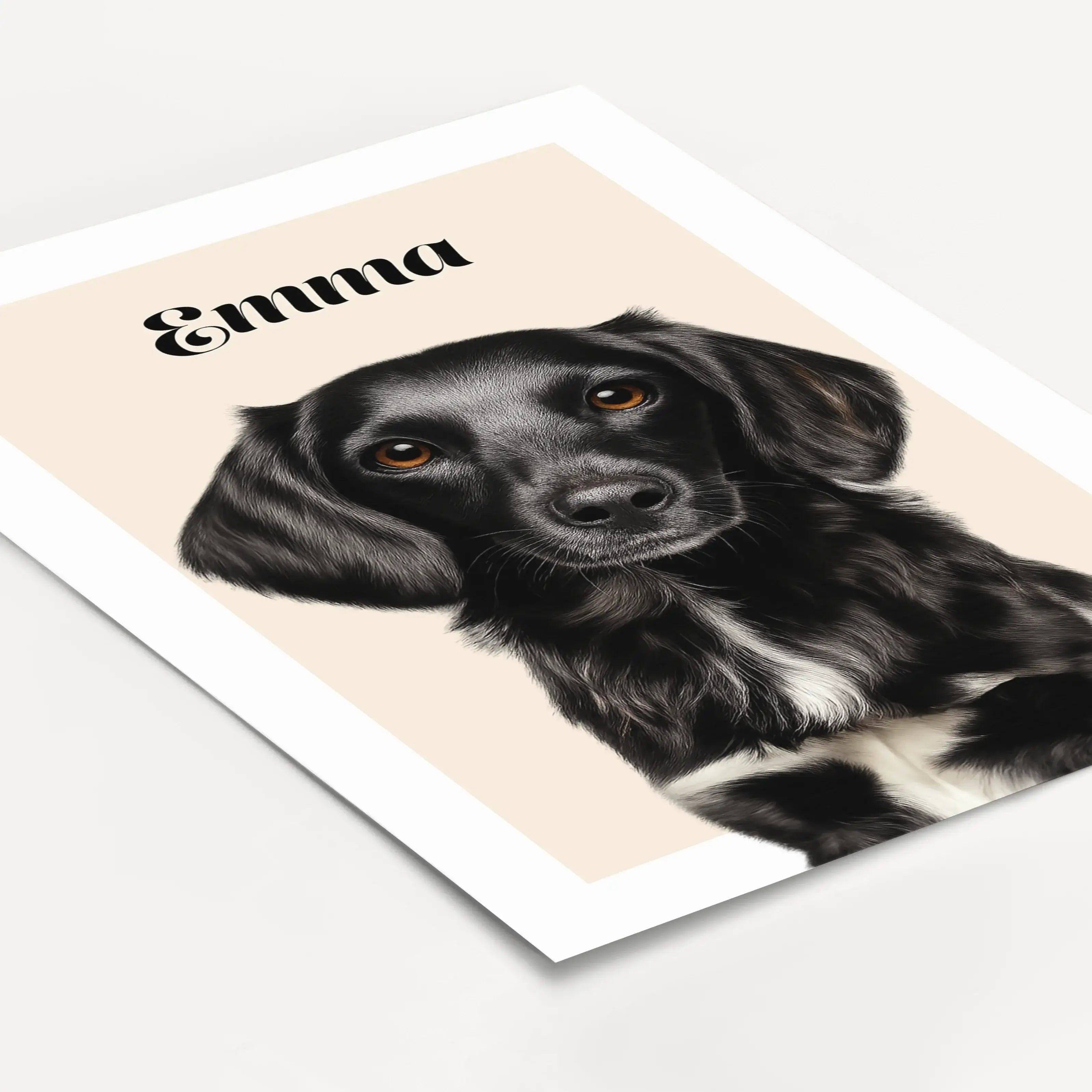 Haustier Poster-Personalisiertes Poster-famprints-Haustier Poster von famprints verwandelt dein Lieblingsfoto in ein individuelles Kunstwerk für dein Zuhause. Du lädst einfach das Portrait deines Hundes, deiner Katze oder deines Pferdes hoch und unser Kon