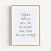 Text Poster-Personalisiertes Poster-famprints-Deine Wand soll mehr sagen als nur leer sein? Mit einem Text Poster von famprints bringst du genau die Worte nach Hause, die dir wichtig sind. Ob persönlicher Spruch, liebevolle Botschaft, moderner Leitsatz od