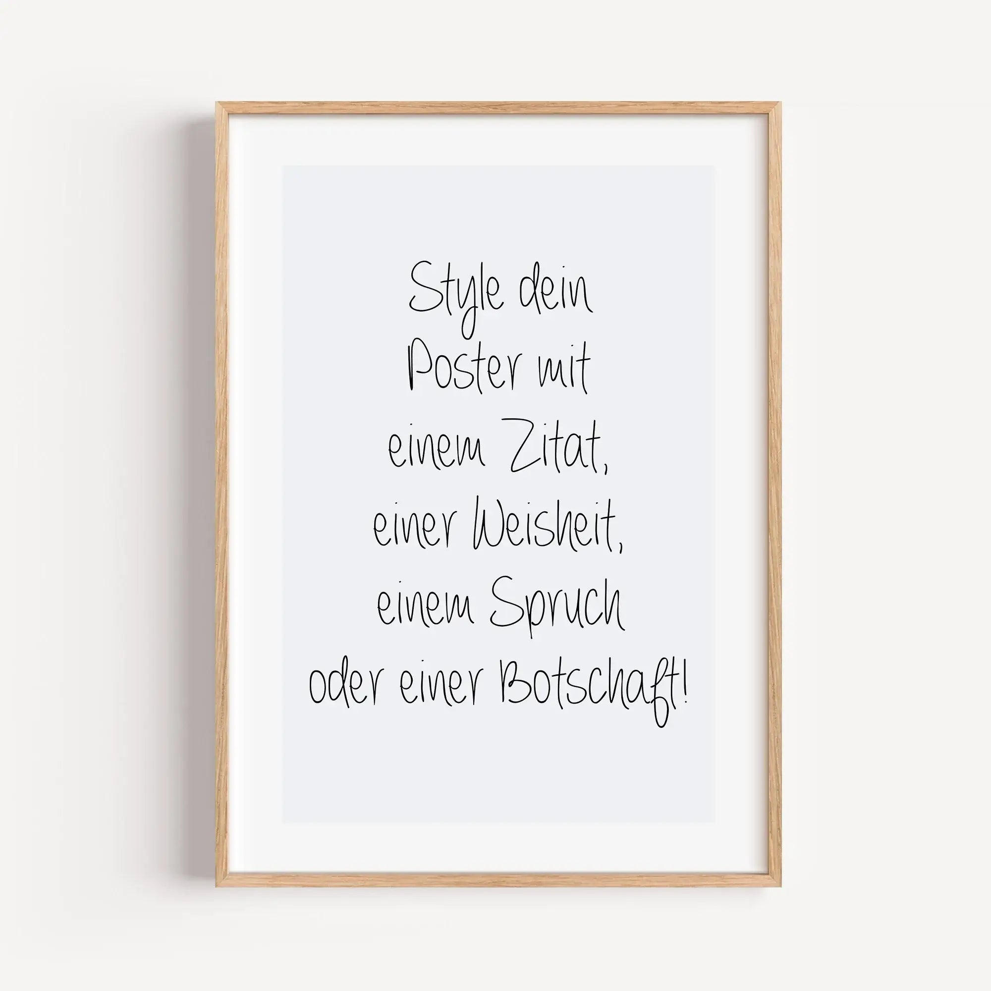 Text Poster-Personalisiertes Poster-famprints-Deine Wand soll mehr sagen als nur leer sein? Mit einem Text Poster von famprints bringst du genau die Worte nach Hause, die dir wichtig sind. Ob persönlicher Spruch, liebevolle Botschaft, moderner Leitsatz od