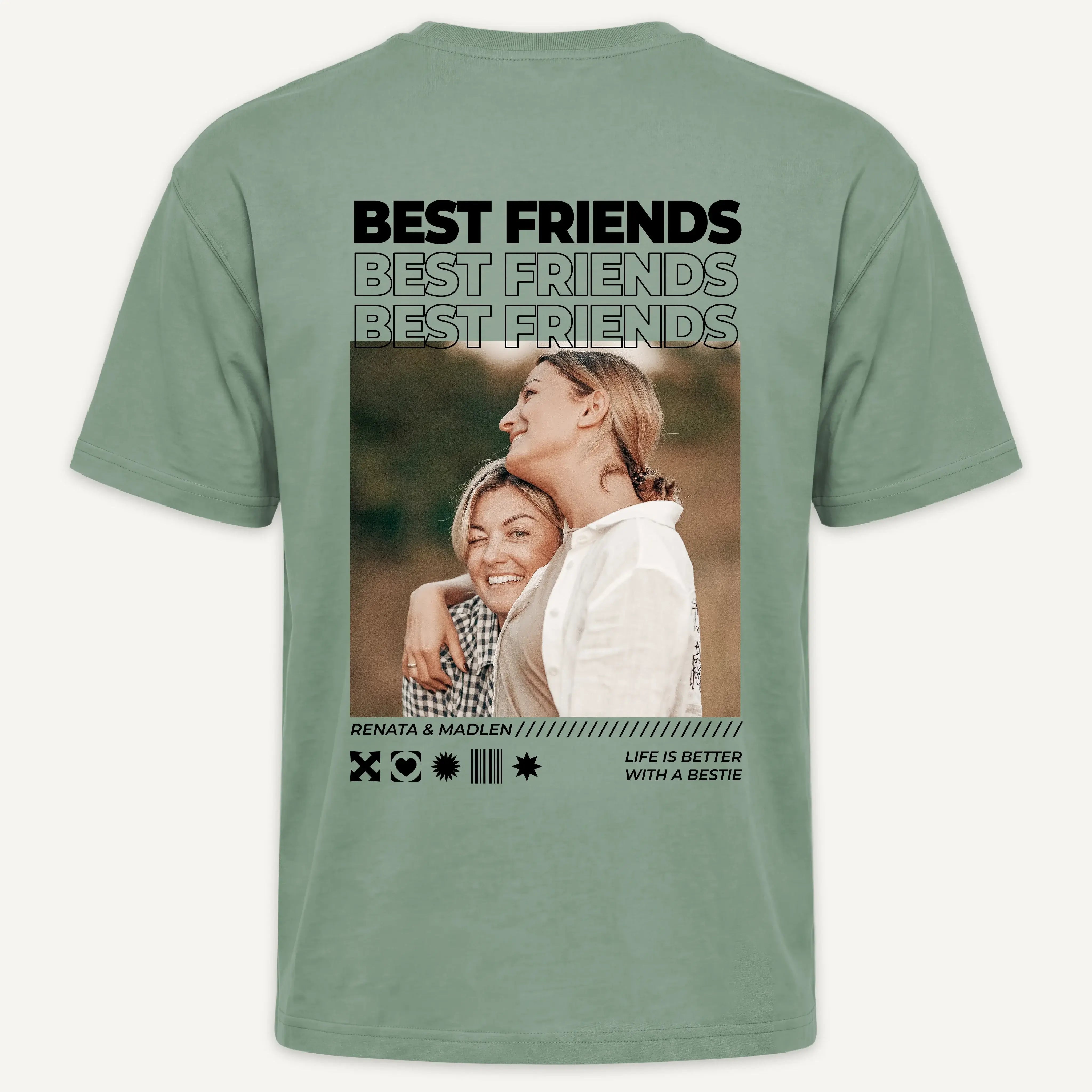 T-Shirt - Personalisiertes T-Shirt BEST FRIENDS - personalisiert