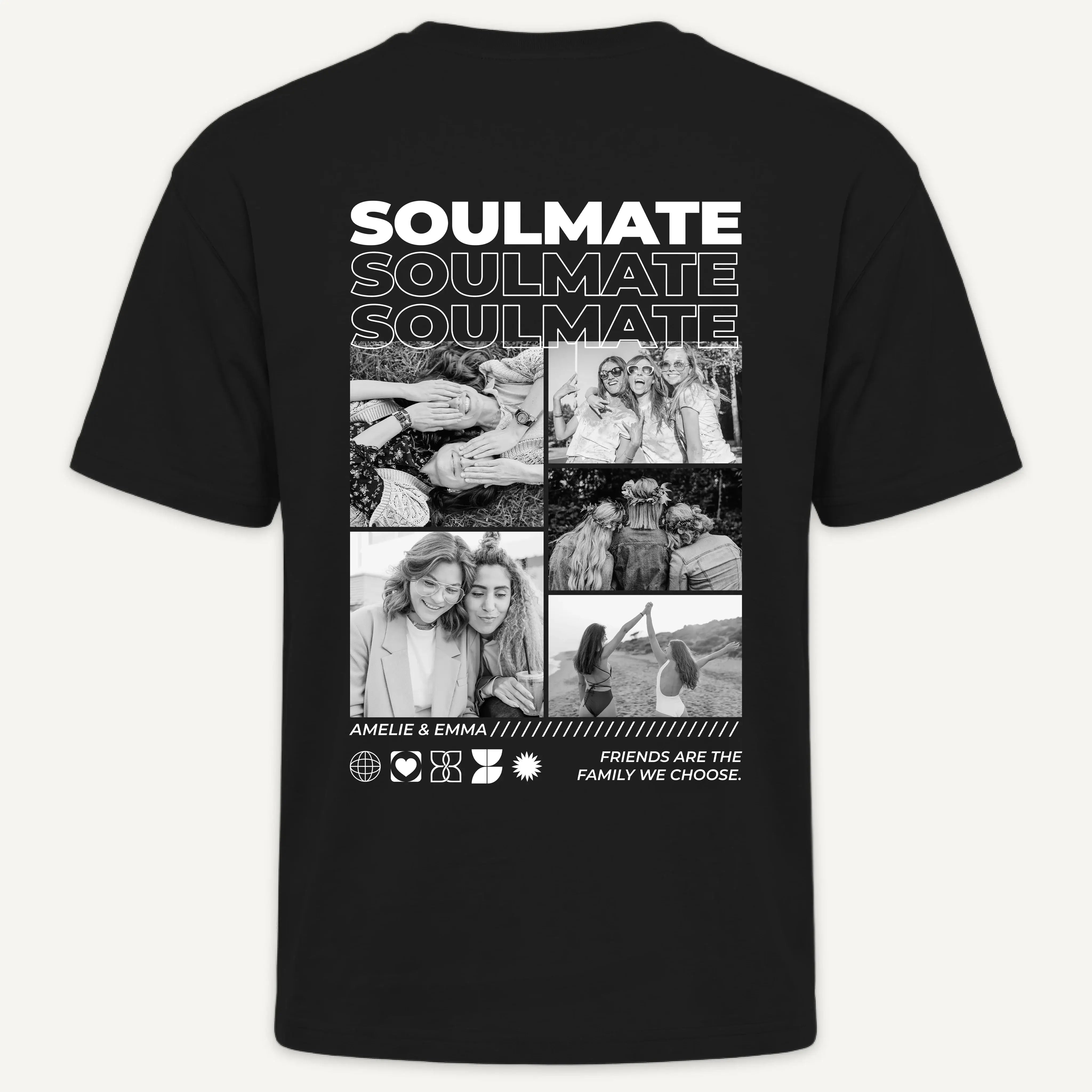 T-Shirt - Personalisiertes T-Shirt SOULMATE - personalisiert