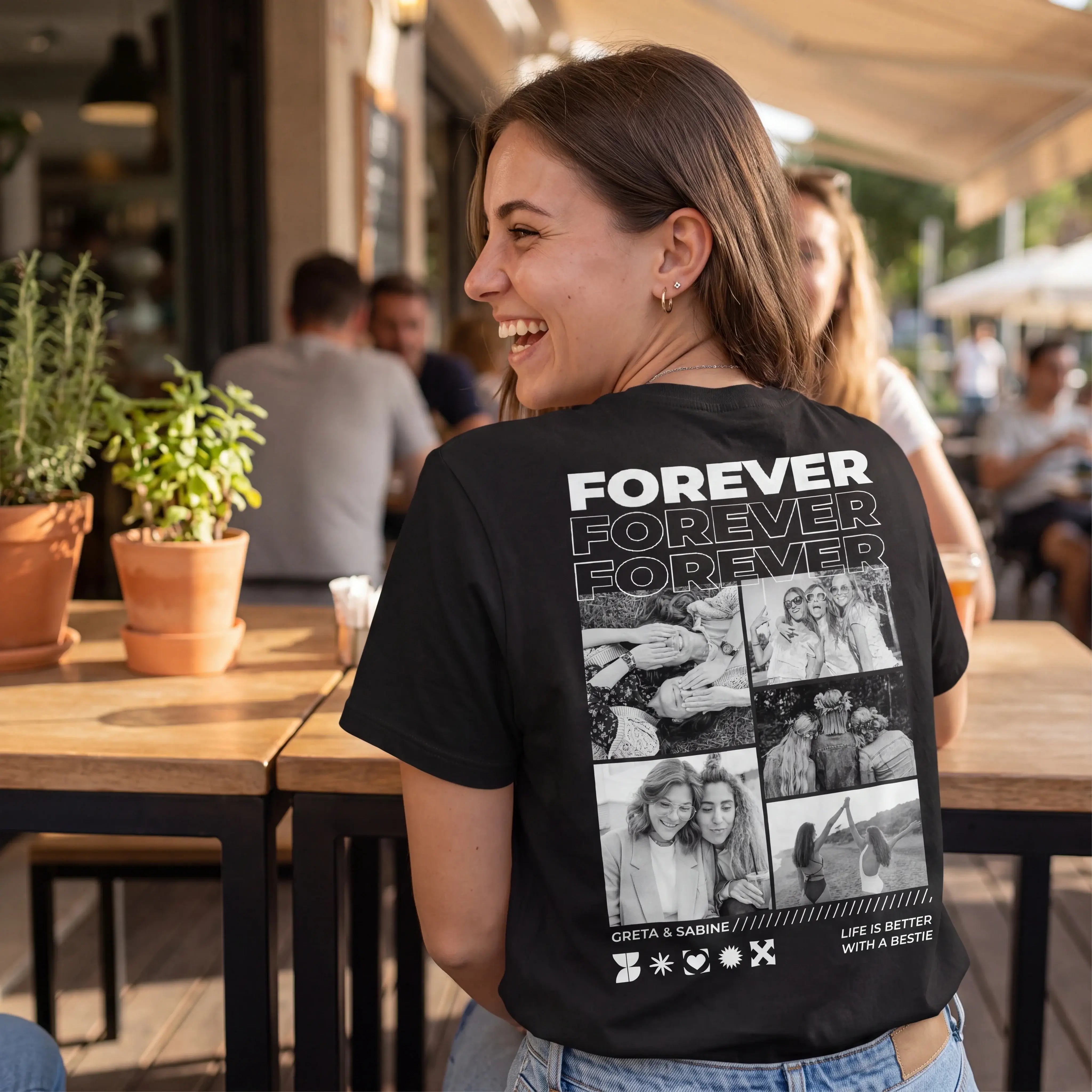 T-Shirt - Personalisiertes T-Shirt FOREVER - personalisiert