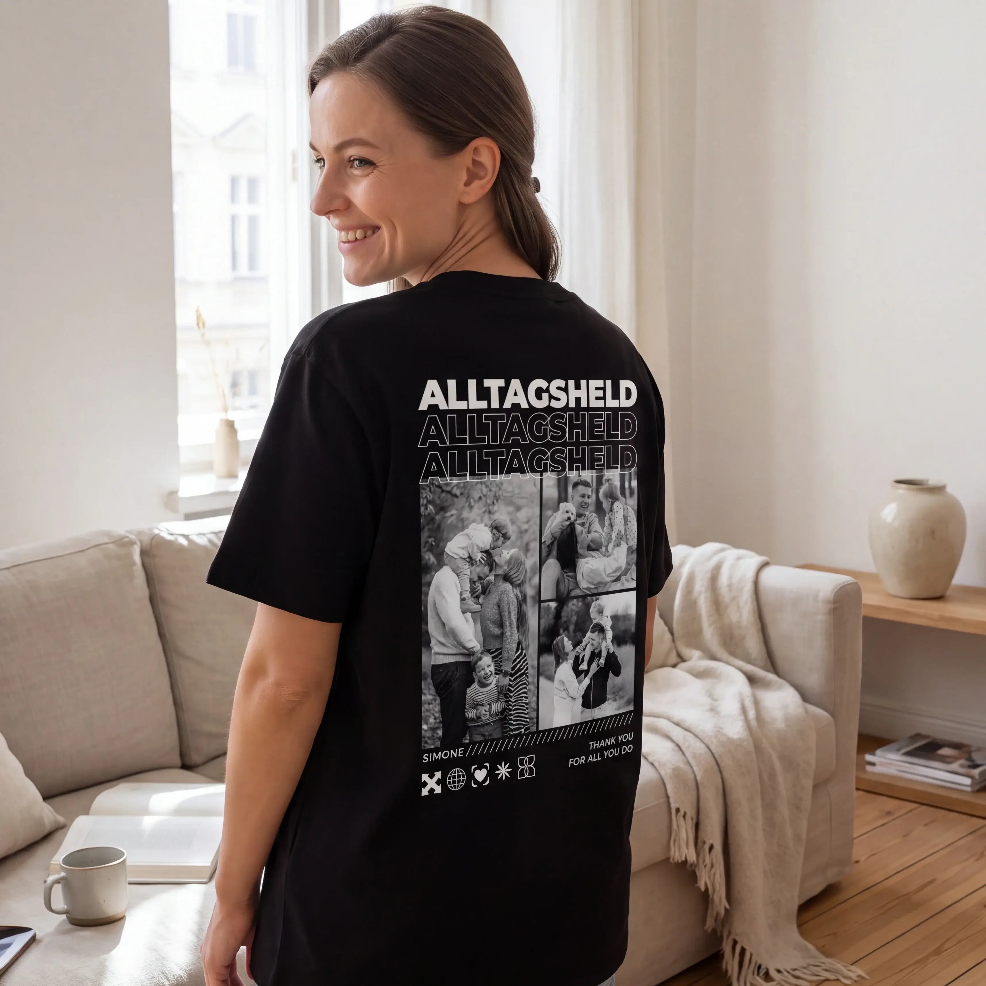 T-Shirt - Personalisiertes T-Shirt ALLTAGSHELD - personalisiert