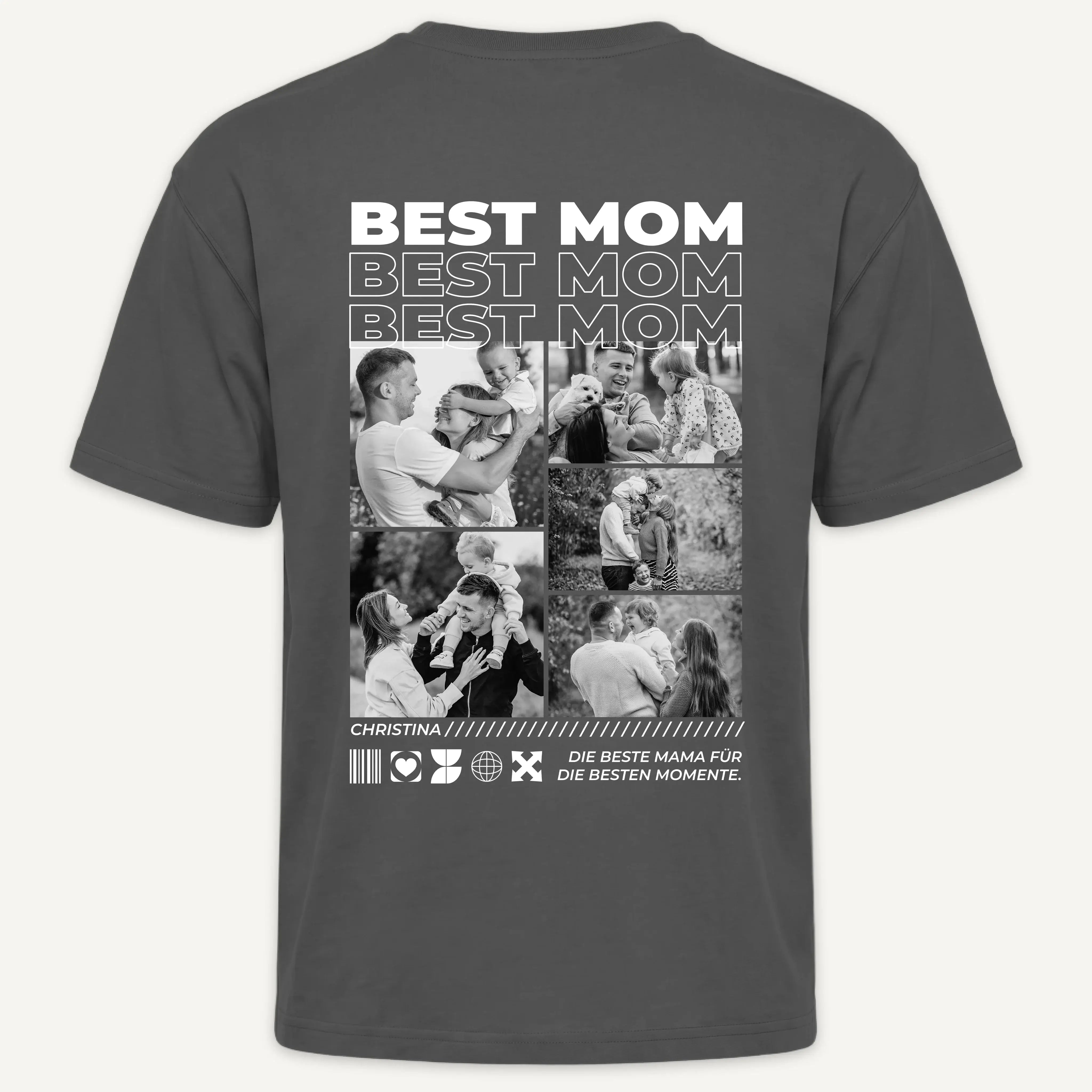 T-Shirt - Personalisiertes T-Shirt BESTE MAMA - personalisiert