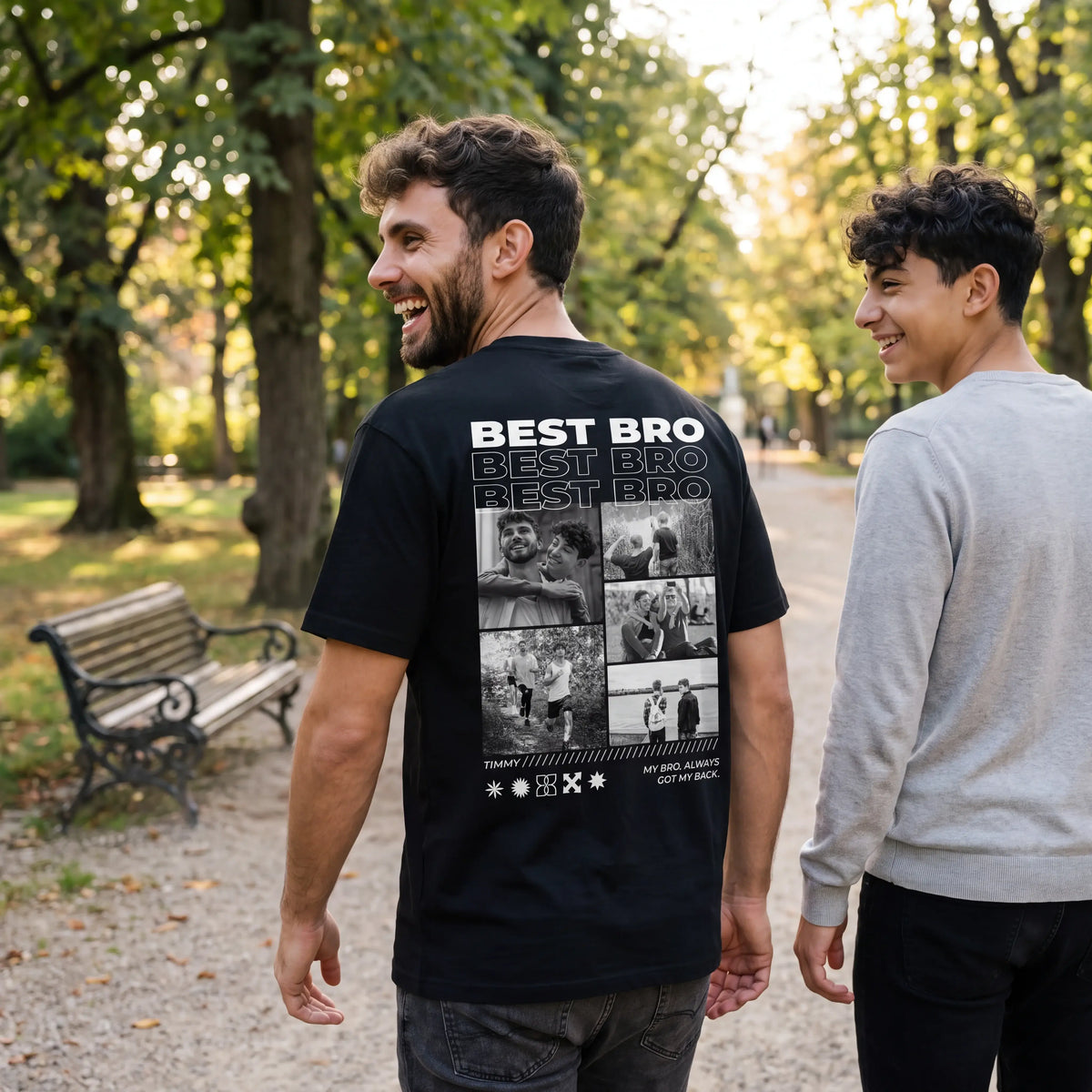 T-Shirt - Personalisiertes T-Shirt BESTER BRUDER - personalisiert