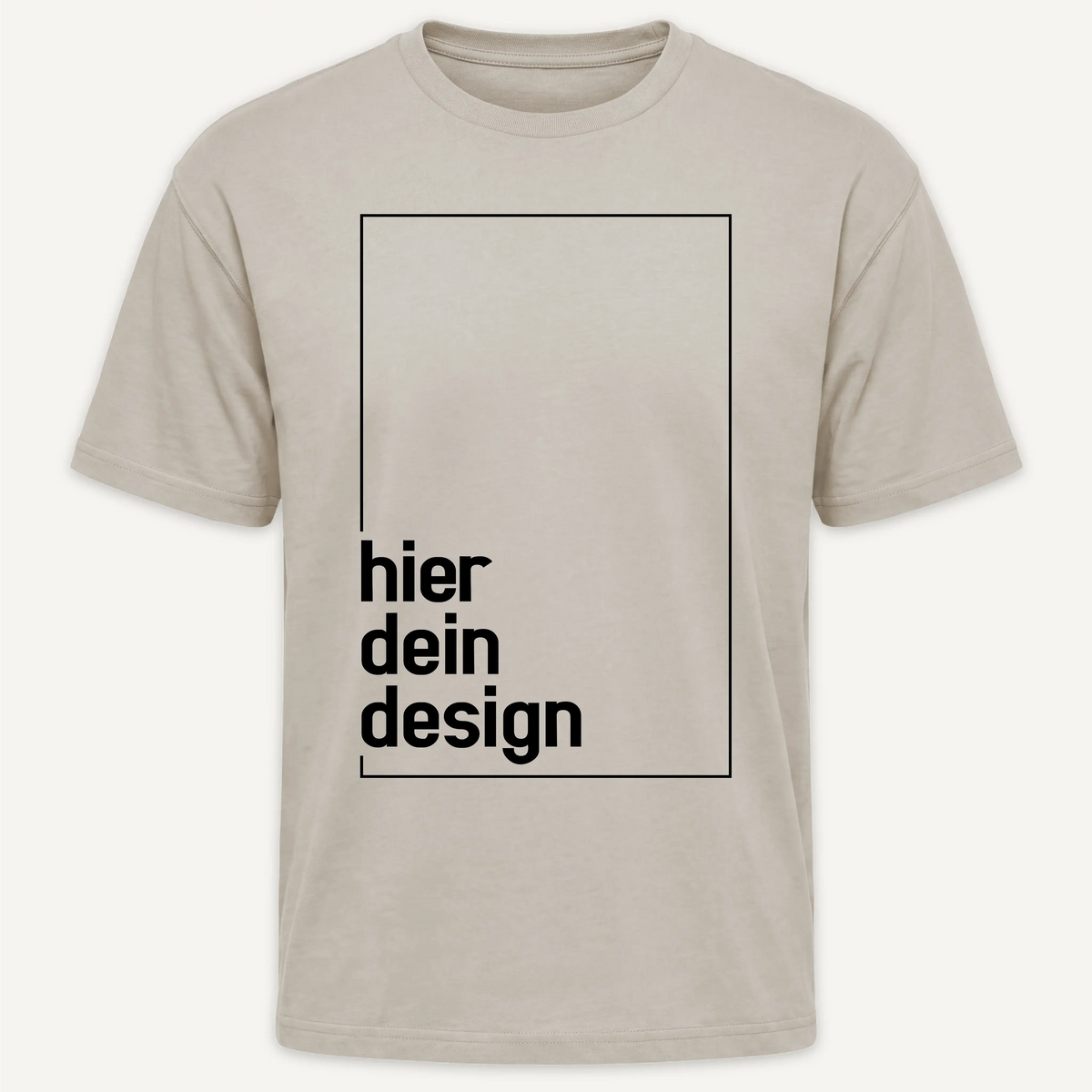 T-Shirt Dein Design - 1-seitig-T-Shirt-famprints-personalisiertes-shirt