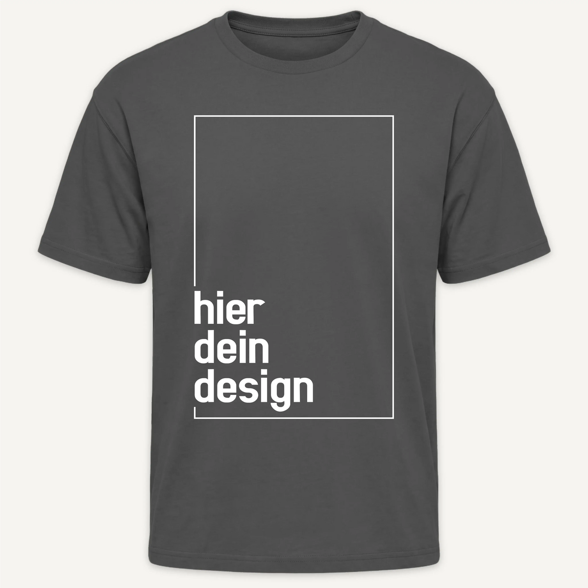 T-Shirt Dein Design - beidseitig-T-Shirt-famprints-personalisiertes-Shirt
