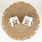 Emaille Tasse Bär Portrait-famprints-Emaille Tasse-Entdecke die zauberhafte Emaille Tasse Bär Portrait – ein persönliches Highlight für kleine Entdecker! Diese Emaille Tasse personalisiert begeistert nicht nur durch ihr ansprechendes Design, sondern auch