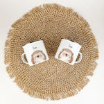 Emaille Tasse Igel Portrait-famprints-Emaille Tasse-Entdecke die charmante Emaille Tasse Igel Portrait – das ideale personalisierte Geschenk für Kinder! Ob zur Einschulung, Taufe oder zum Geburtstag, dieser bezaubernde Emaille Becher bringt Freude in den