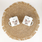 Emaille Tasse Maus Portrait-famprints-Emaille Tasse-Entdecke die bezaubernde Emaille Tasse Maus Portrait – das ideale personalisierte Geschenk für kleine Maus-Fans! Ob zur Einschulung, Taufe, Ostern oder zum Kindergeburtstag, diese Emaille Tasse personali