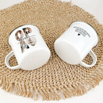 Emaille Tasse bester Opa - Emaille Tasse - famprints - Mach deinem Opa eine ganz besondere Freude mit unserer personalisierten Emaille Tasse bester Opa, die nicht nur seine Kaffeepausen verschönert, sondern auch ein einzigartiges Stück Erinnerung wird. Di