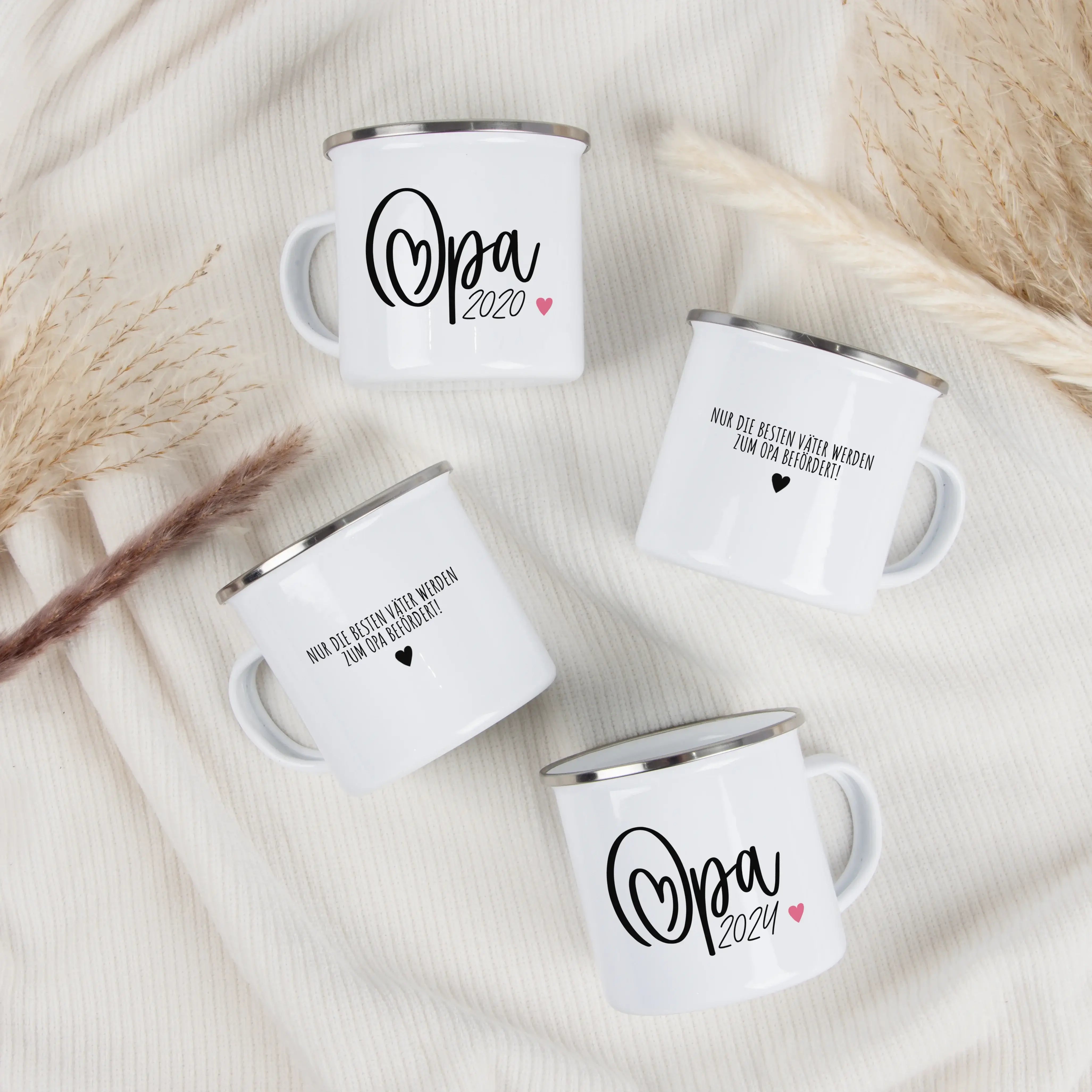 Emaille Tasse Du wirst Opa-Emaille Tasse-famprints-Die Emaille Tasse Du wirst Opa ist mehr als nur ein Trinkbecher – sie ist eine emotionale Geschenkidee für einen ganz besonderen Moment. Ob als kreative Art der Schwangerschaftsverkündung oder als liebevo