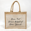 Jutetasche Eigener Spruch - Jutetasche - famprints - Entdecke die Jutetasche Eigener Spruch – dein persönlicher Begleiter für jeden Tag! Gestalte deine Jutetasche ganz nach deinem Geschmack und verewige deinen Lieblingsspruch, eine besondere Botschaft ode