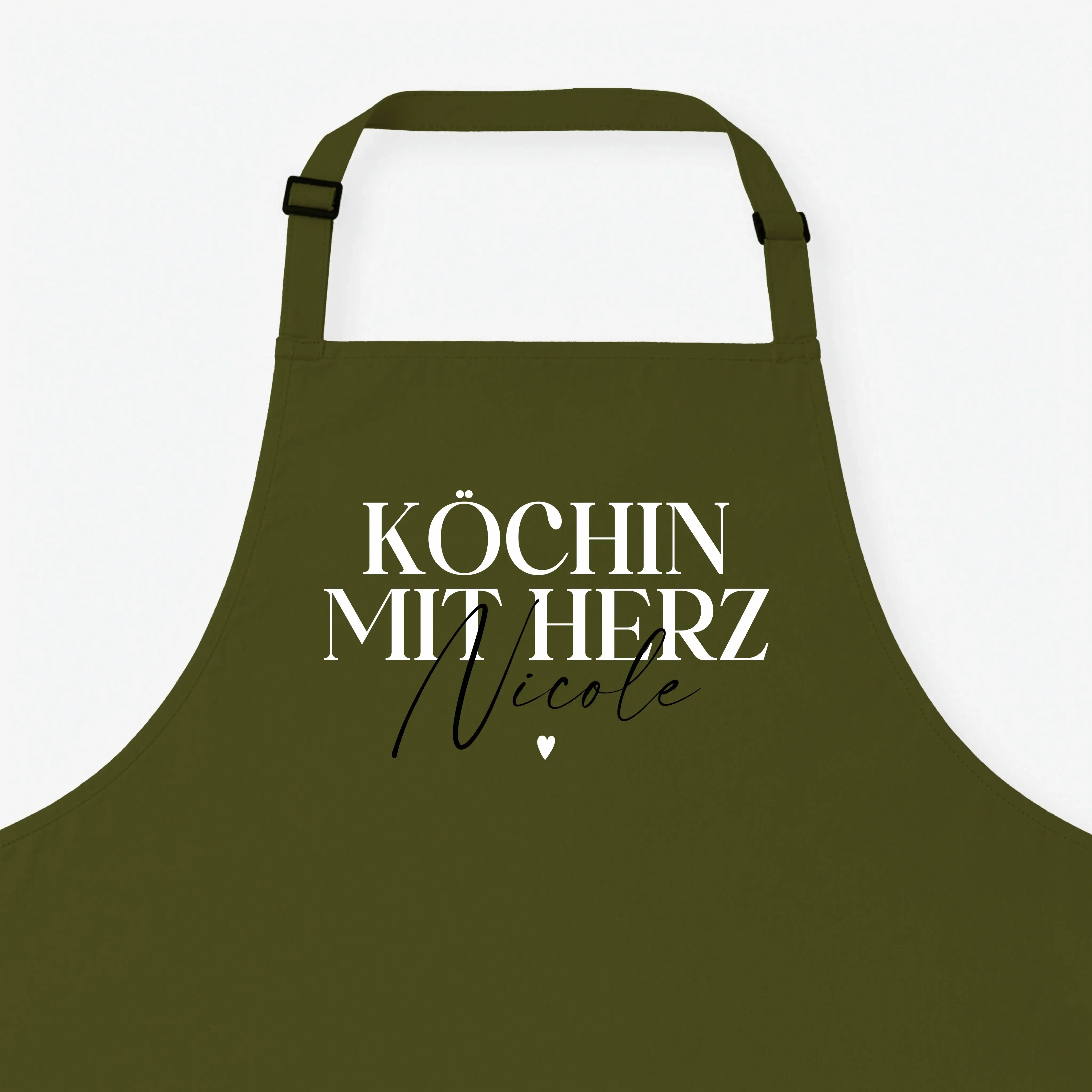 Kochschürze Köchin mit Herz