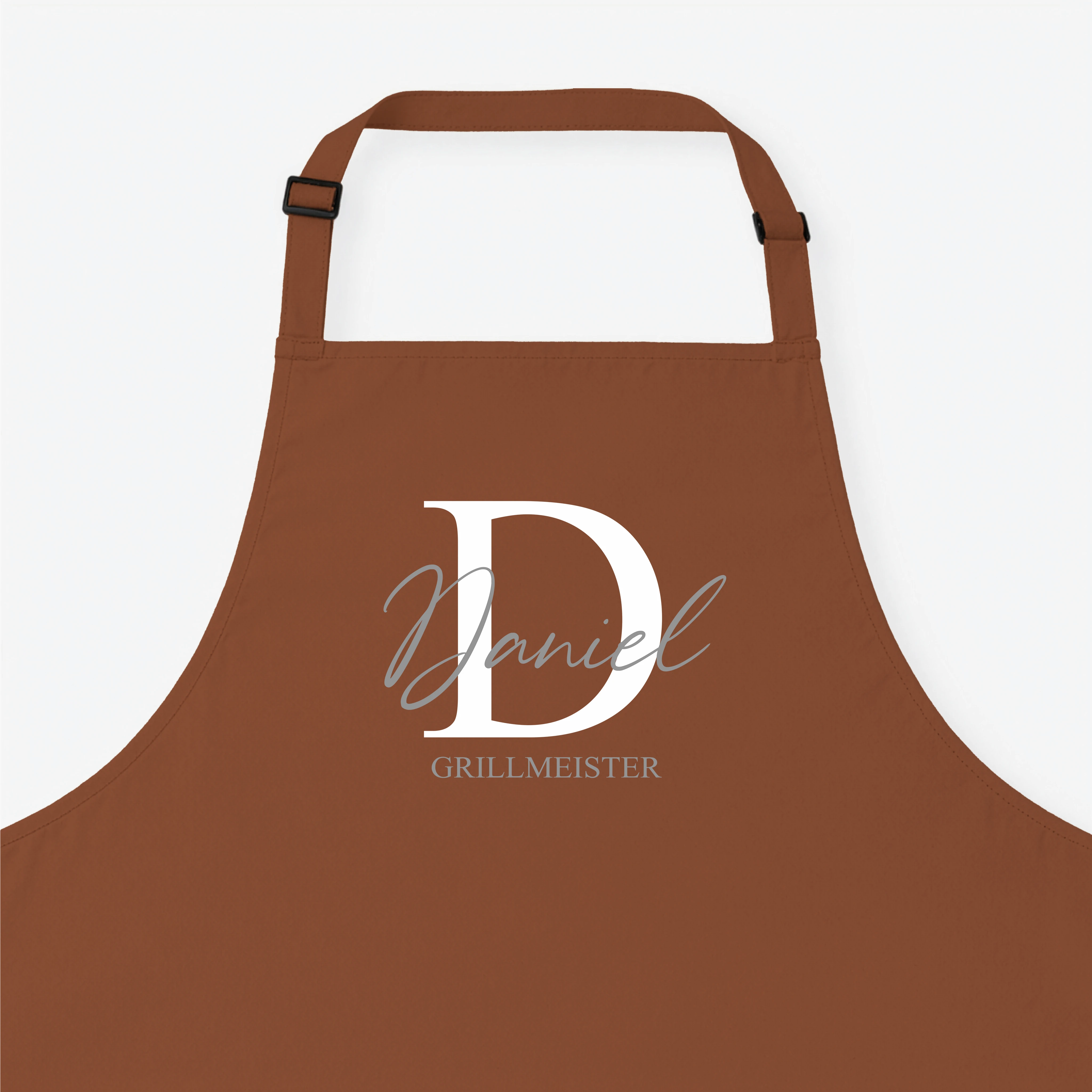 Kochschürze Initial + Text-Kochschürze-famprints-Die Kochschürze Initial + Text von famprints macht aus einem Alltagsprodukt ein persönliches Statement für Küche, Grill oder Backstube. Dein gewähltes Initial bildet den Mittelpunkt des Designs und wird mit