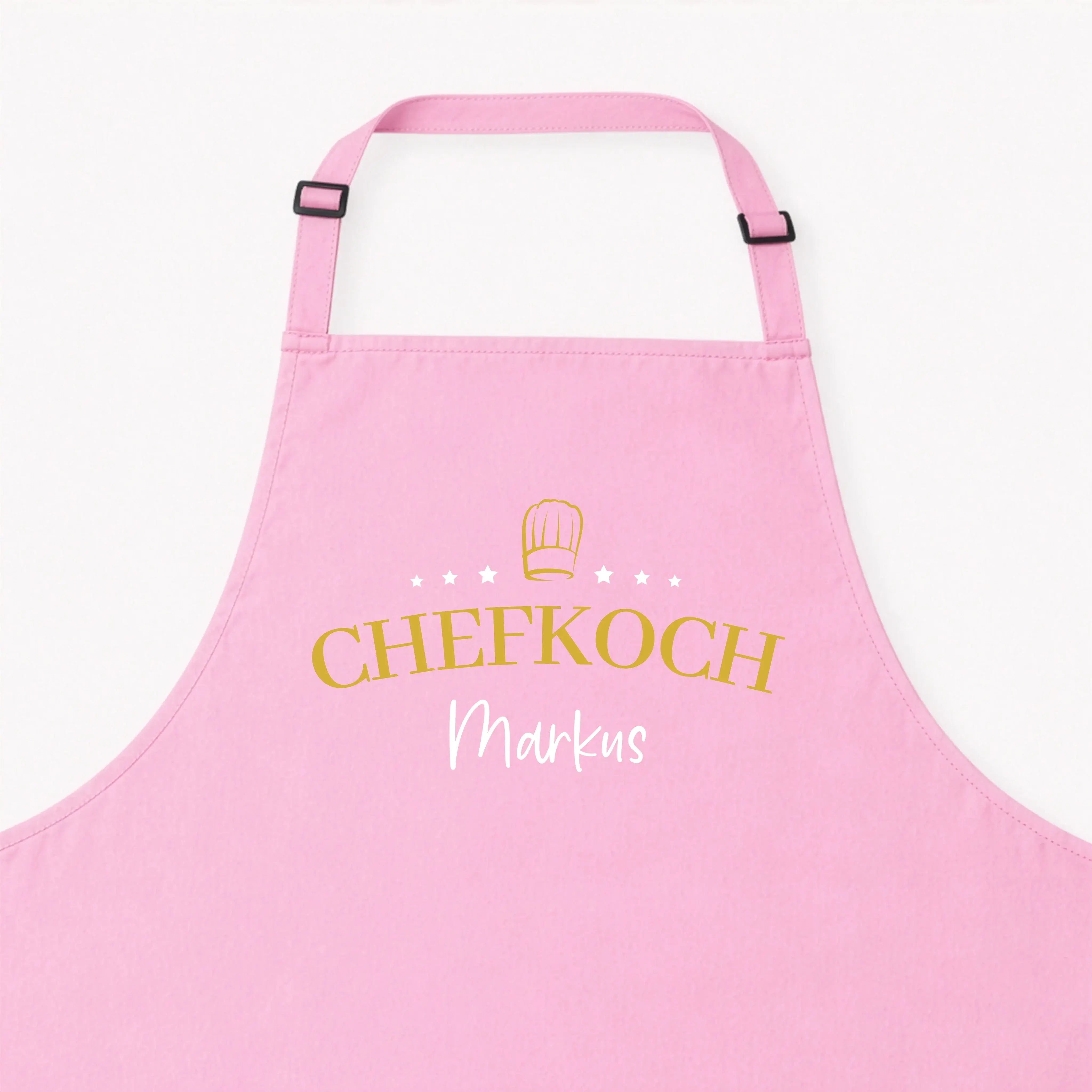 Kochschürze Chefkoch Sterne-Kochschürze-famprints-Die Kochschürze Chefkoch Sterne ist das perfekte Geschenk für alle, die gern am Herd stehen und dabei Persönlichkeit zeigen wollen. Mit dem markanten Chefkoch Schriftzug, den Sternen und der edlen Kochmütz