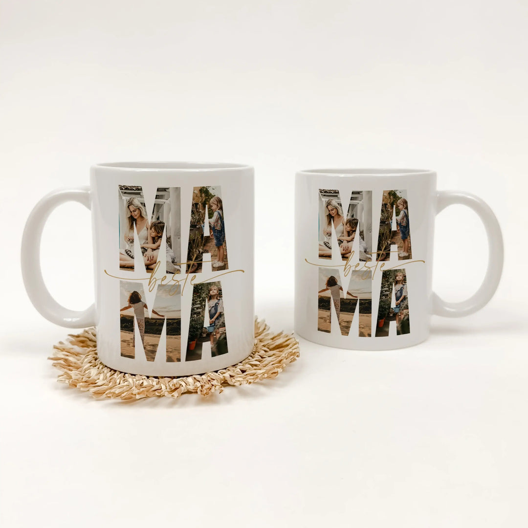 Tasse beste Mama-famprints-Keramik Tasse-Entdecke die Tasse "beste Mama" – das perfekte Geschenk, um deiner Mutter eine ganz besondere Freude zu bereiten. Mit dieser personalisierten Keramiktasse kannst du nicht nur ihre besten Erinnerungen festhalten, so