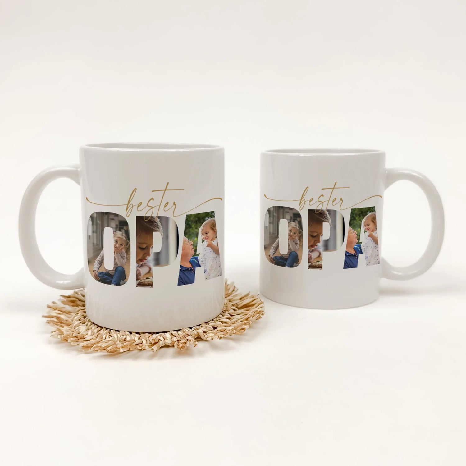 Tasse bester Opa-famprints-Keramik Tasse-Überrasche deinen Opa mit einer ganz besonderen Tasse, die nicht nur ein praktisches Alltagsobjekt ist, sondern auch ein emotionales Geschenk voller Erinnerungen. Diese personalisierte Keramiktasse wird sein Herz e